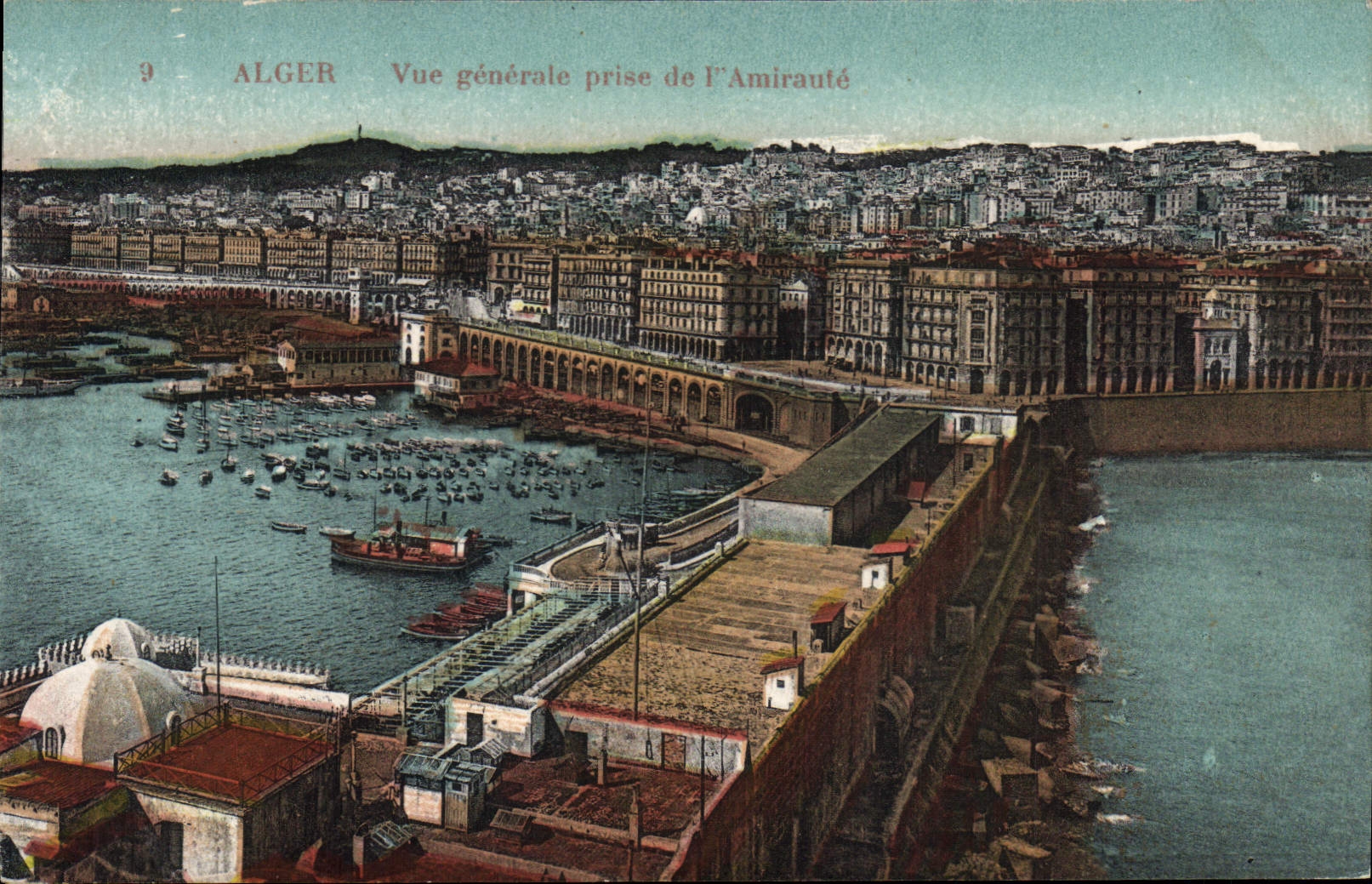 CPA ALGER vue générale prise de l'Amirauté