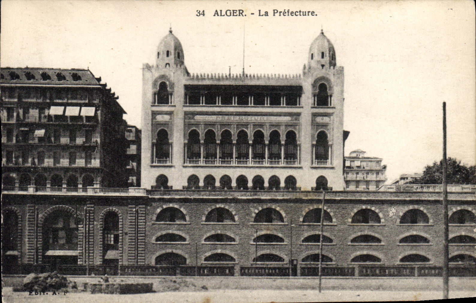 CPA ALGER la préfecture