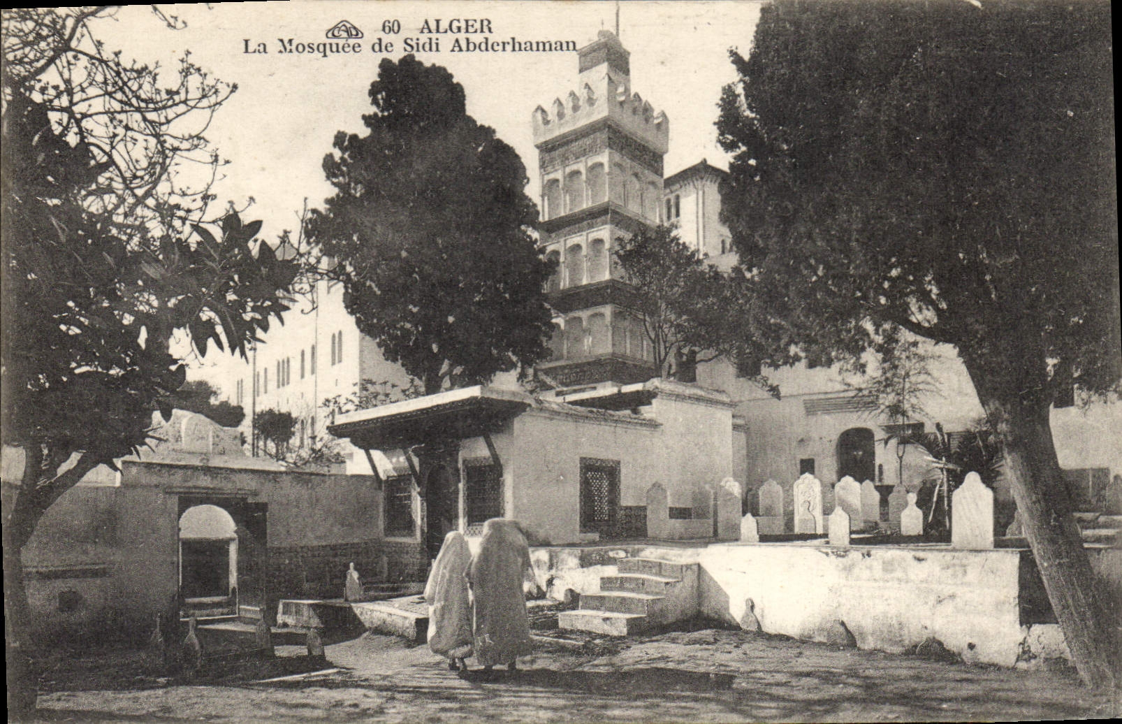 CPA ALGER la mosquée de Sidi-Abderhaman
