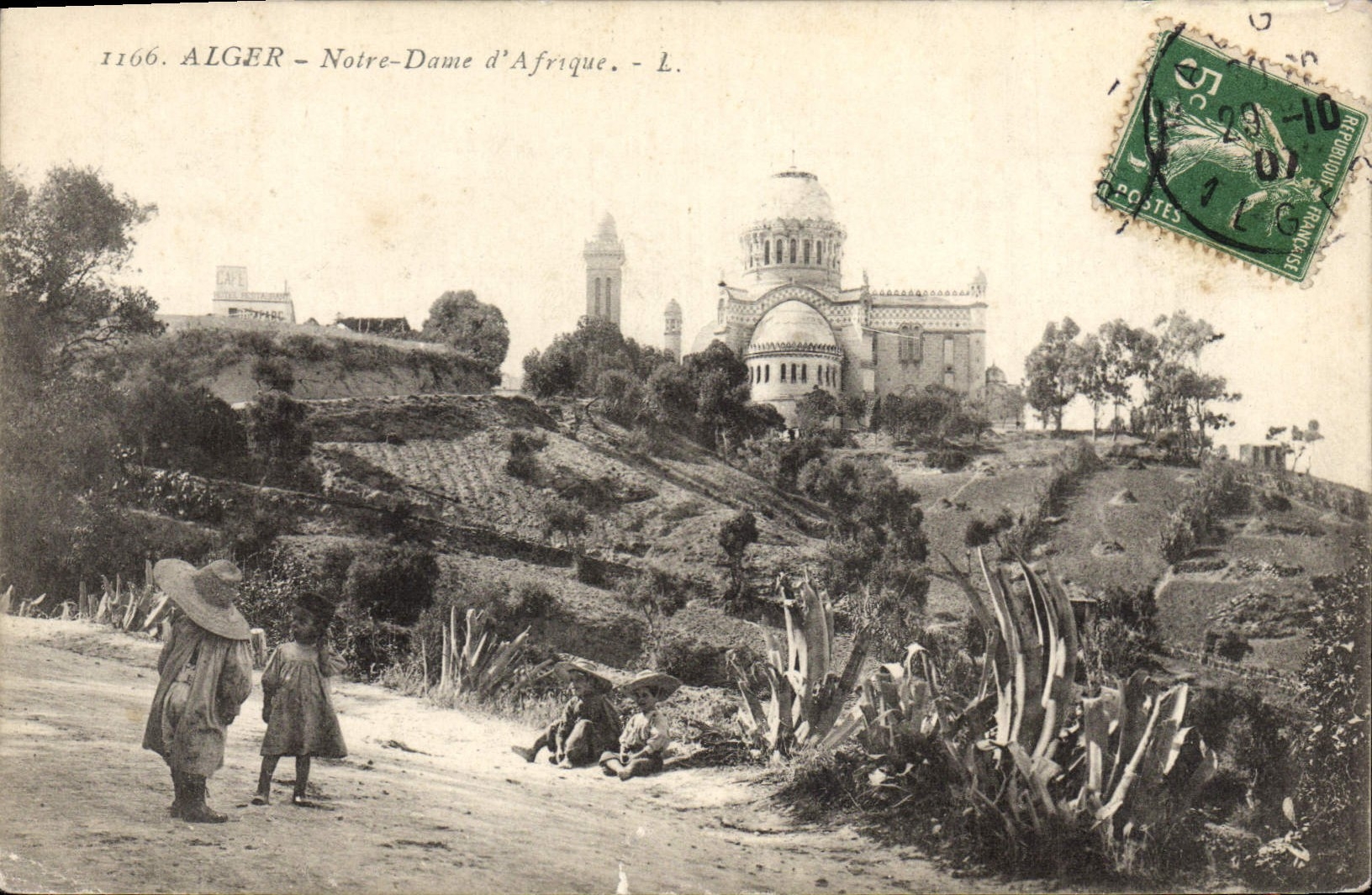 CPA ALGER Notre Dame d'Afrique