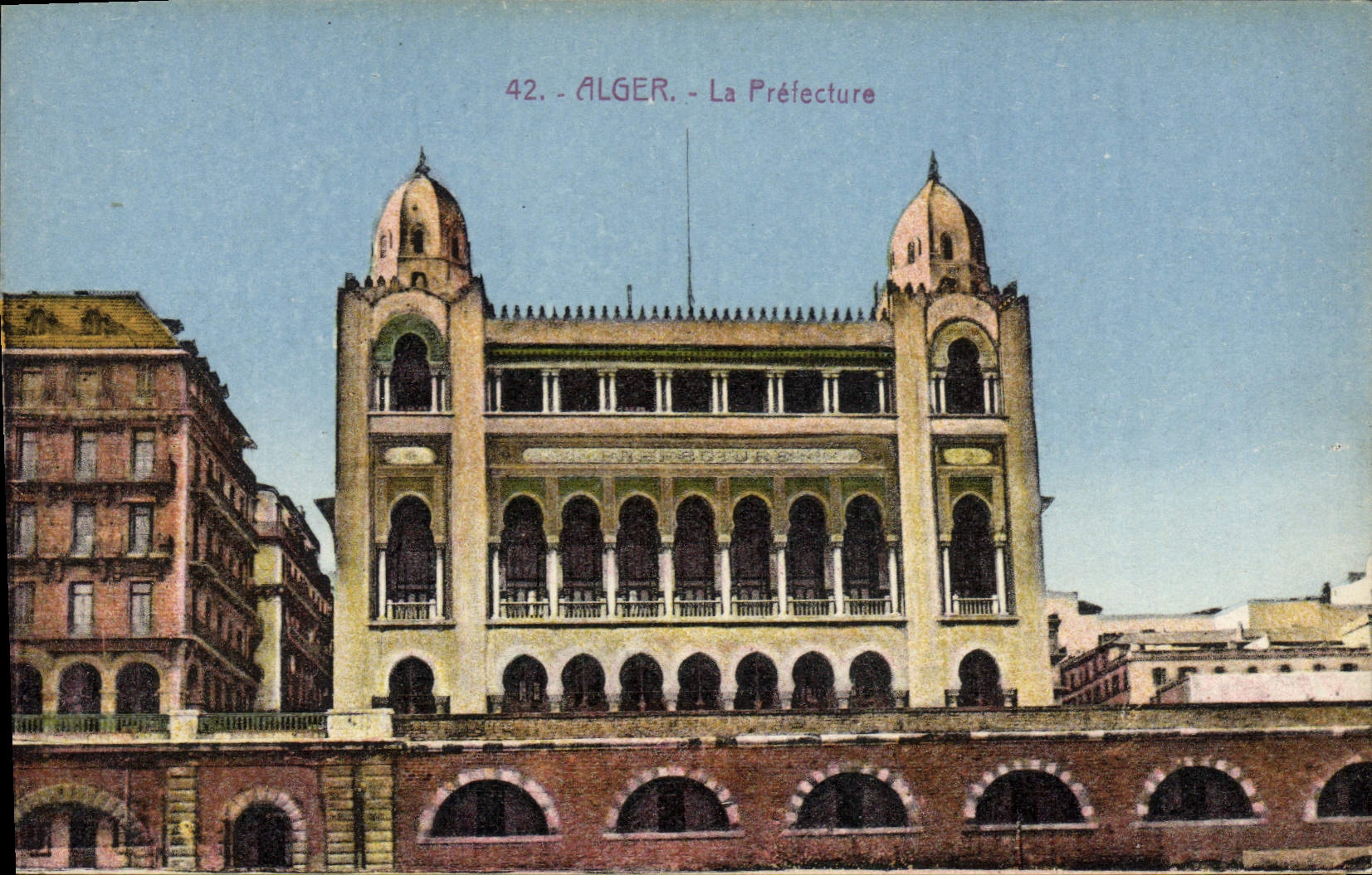 CPA ALGER la préfecture
