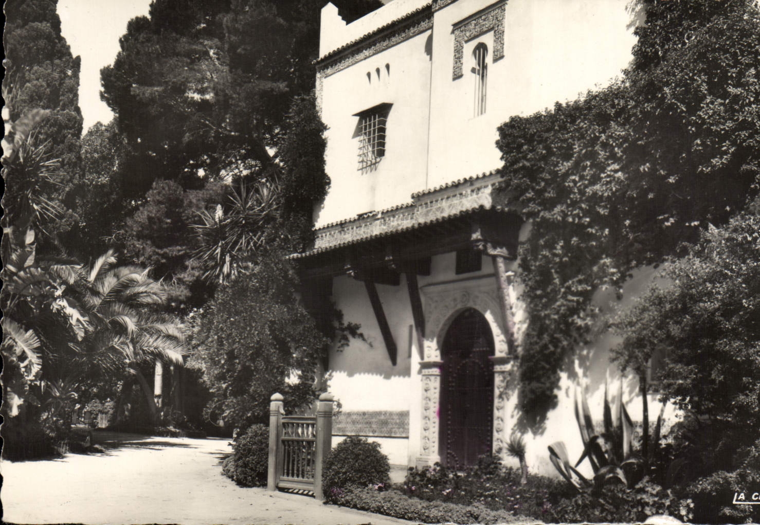 CPA ALGER villa Mauresque du parc de Galland