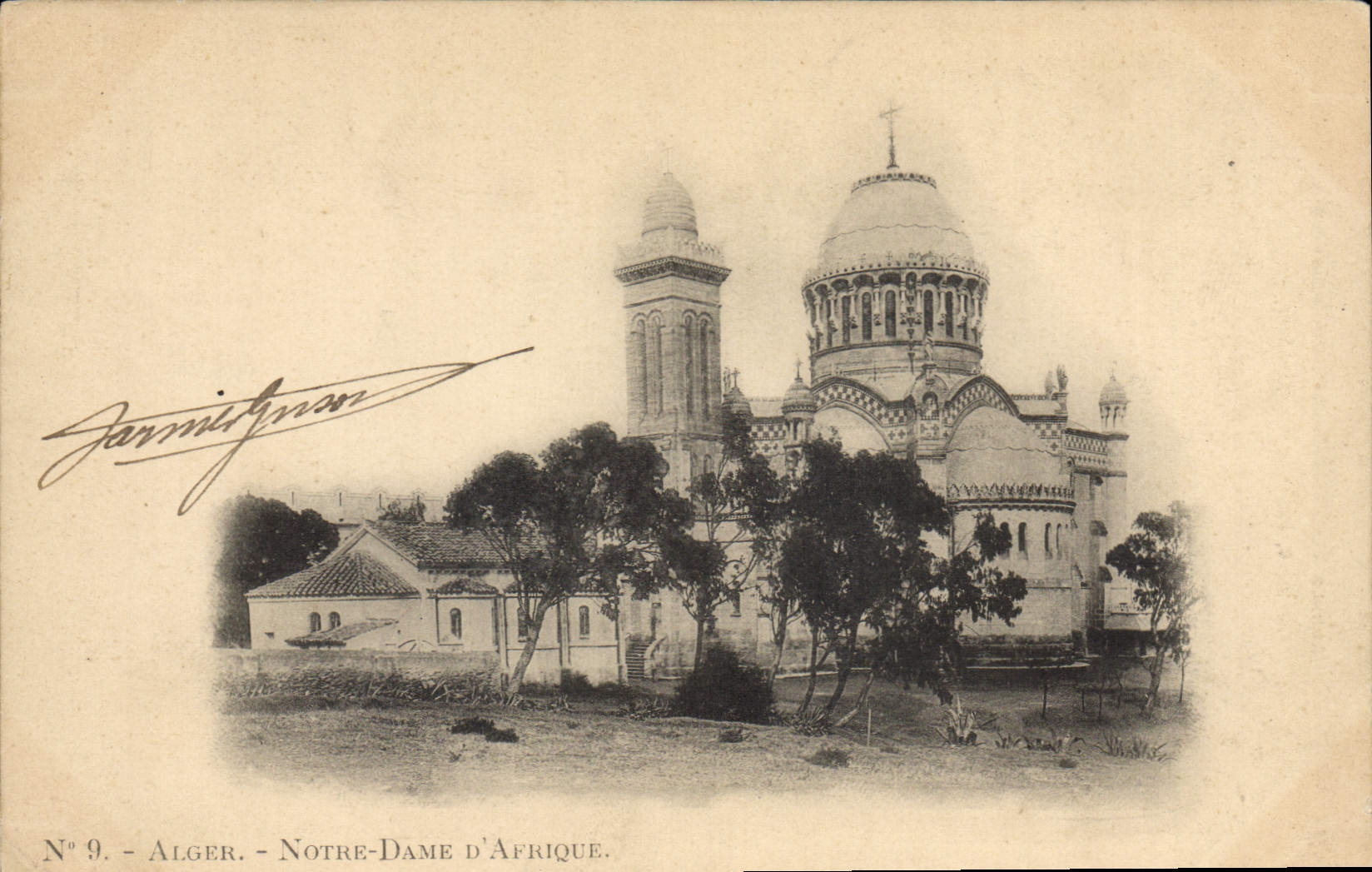 CPA ALGER Notre Dame d'Afrique