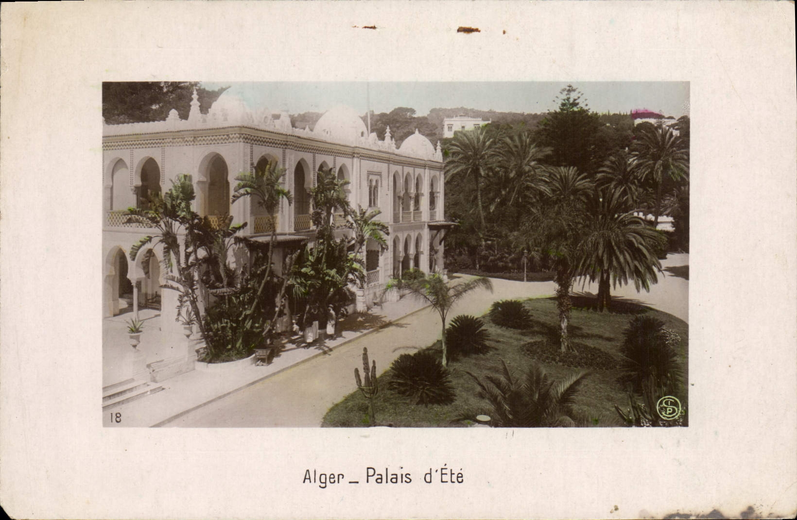 CPA ALGER palais d'été