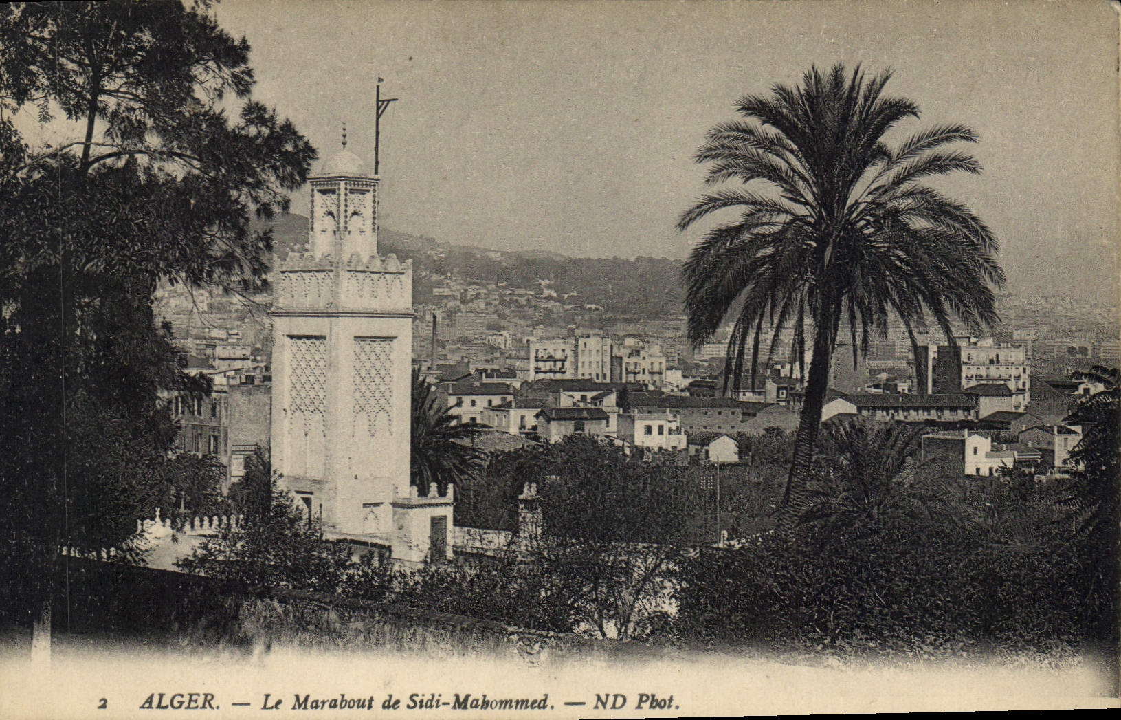 CPA ALGER le Marabout de Sidi-Mahommed