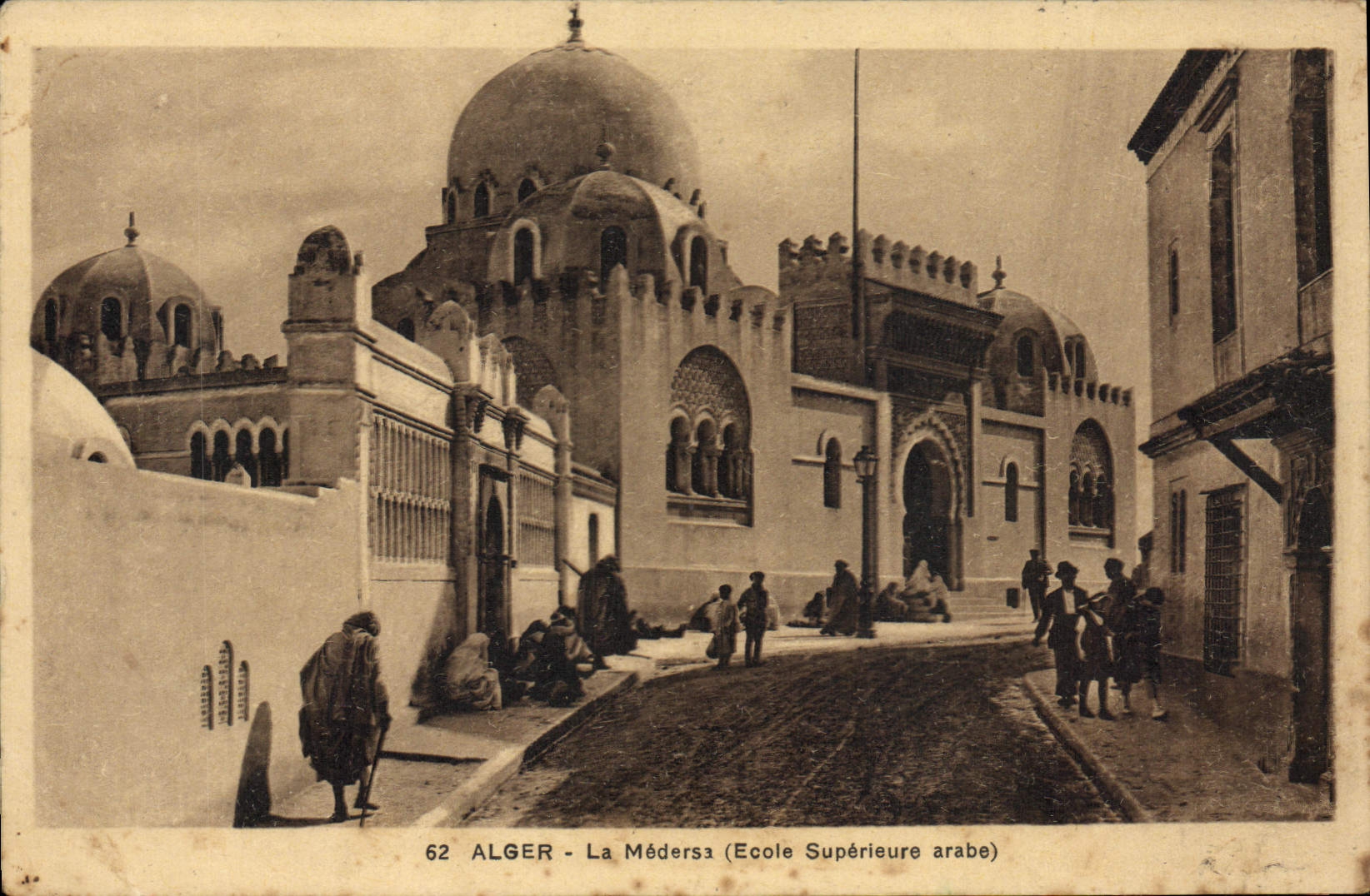 CPA ALGER la Médersa école supérieure arabe