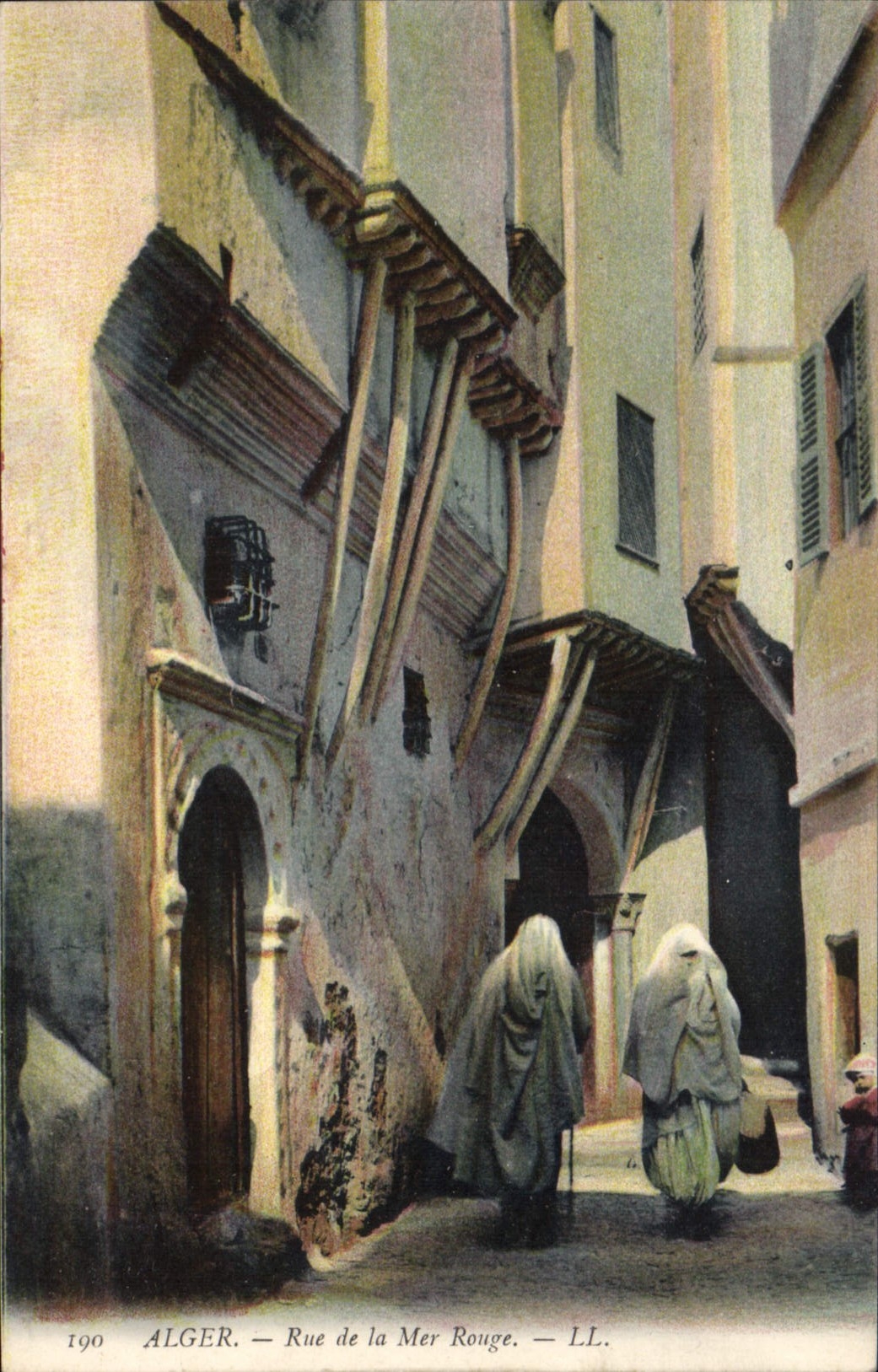 CPA ALGER rue de la mer rouge