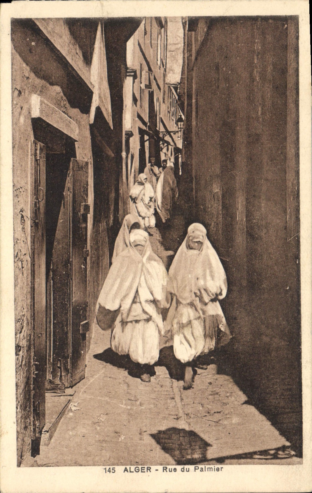 CPA ALGER rue du palmier