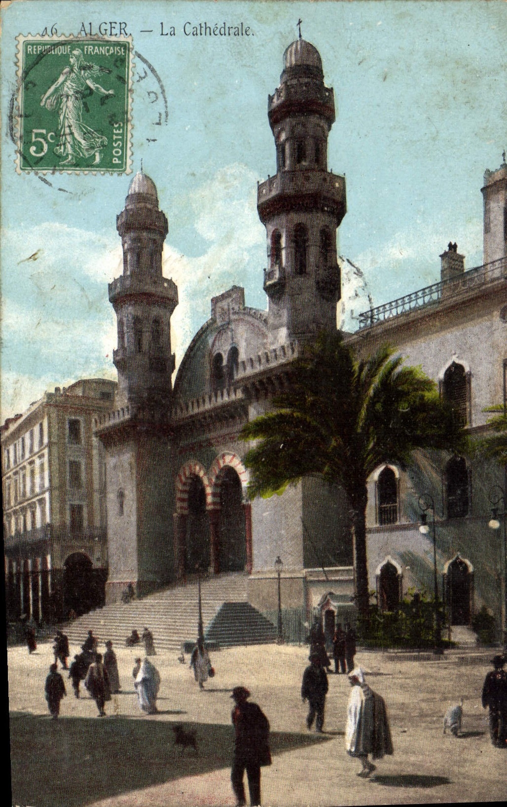CPA ALGER la cathédrale