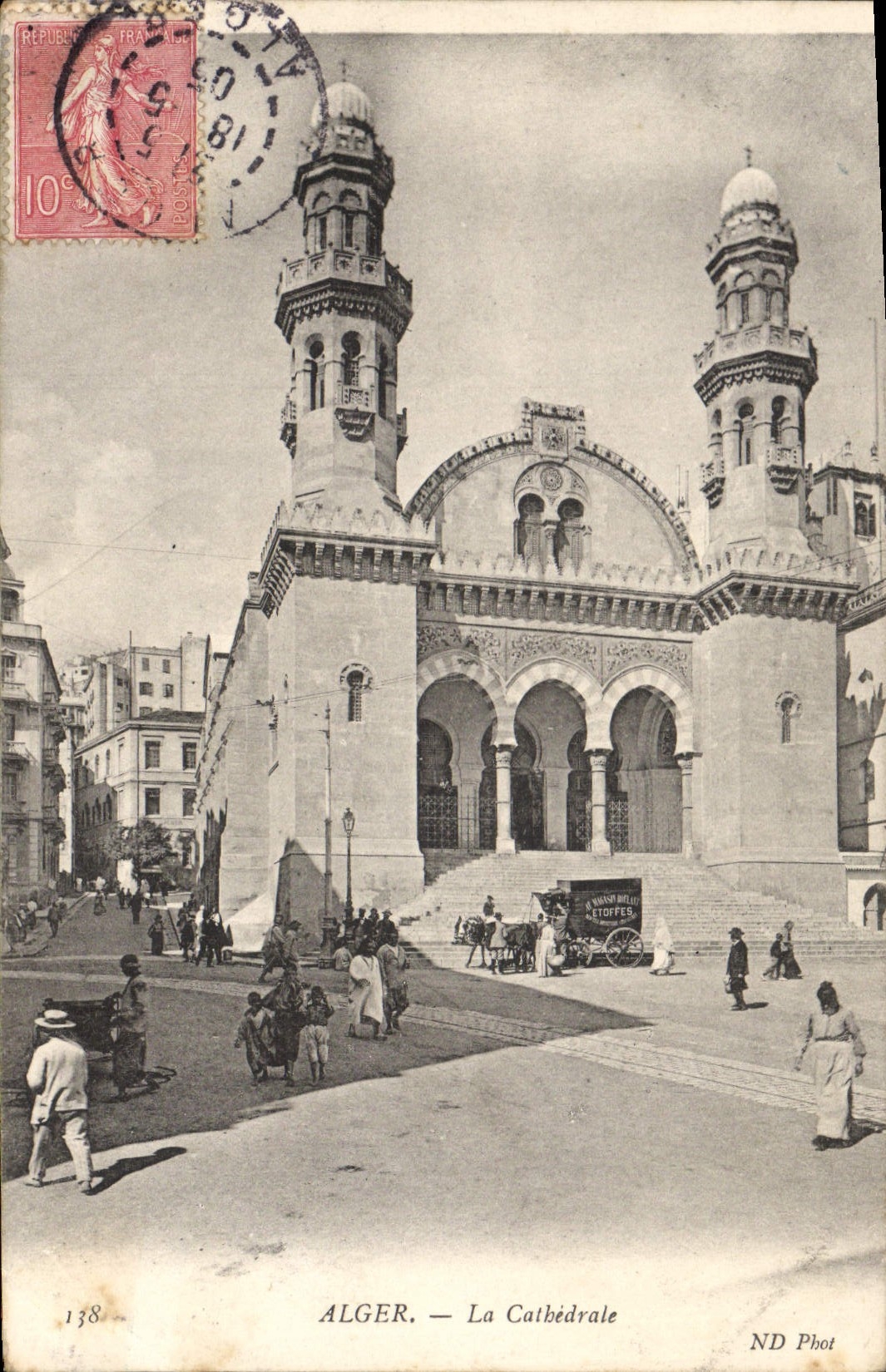 CPA ALGER la cathédrale