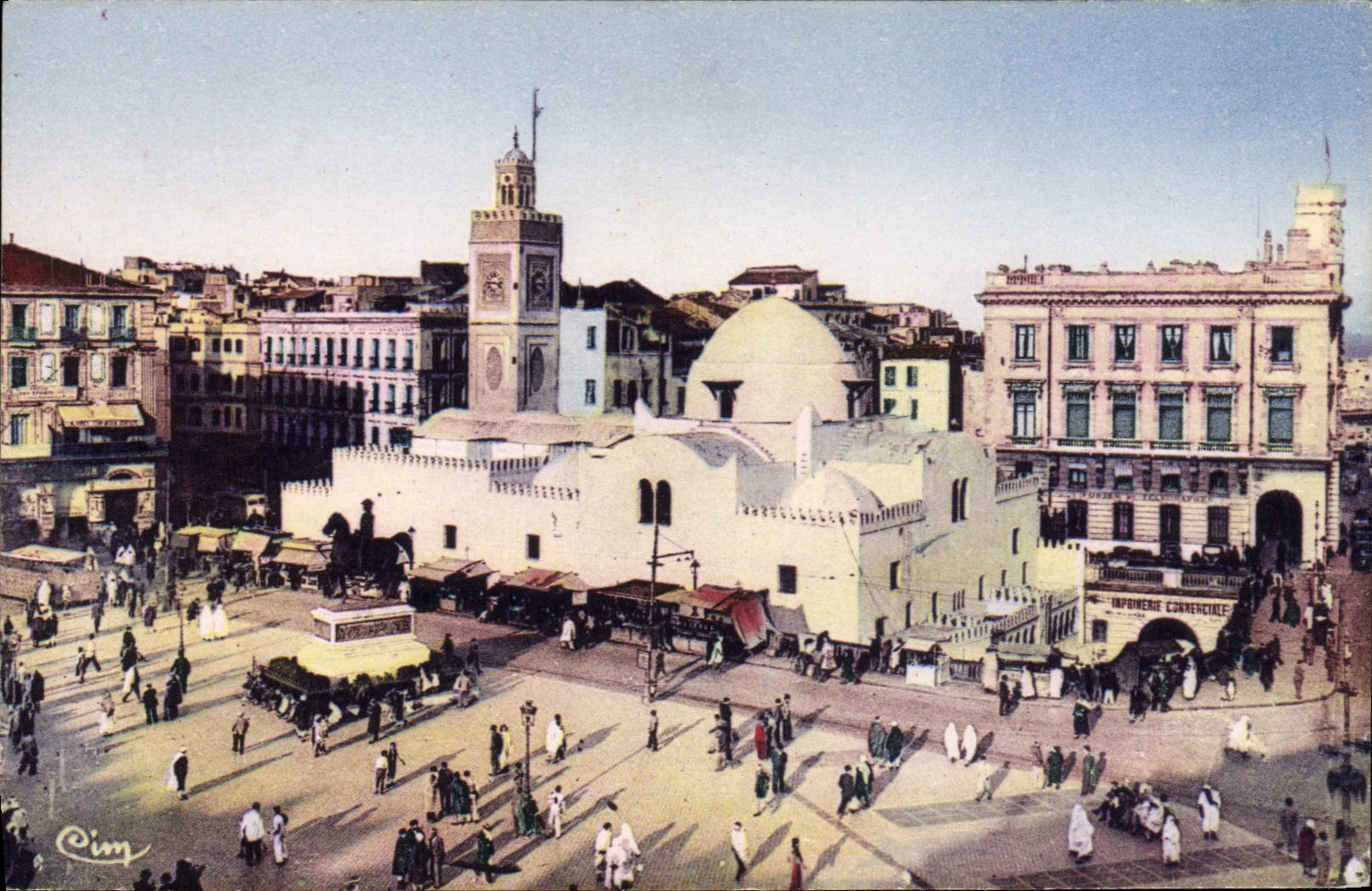 CPA ALGER place du gouvernement