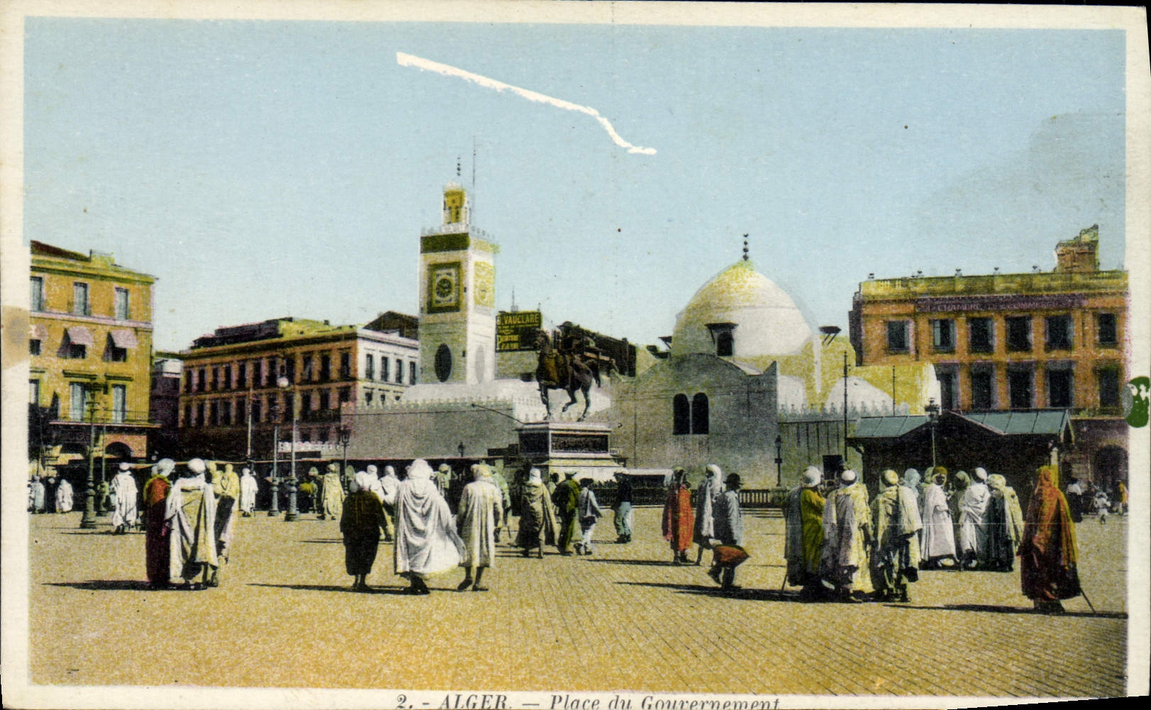 CPA ALGER place du gouvernement