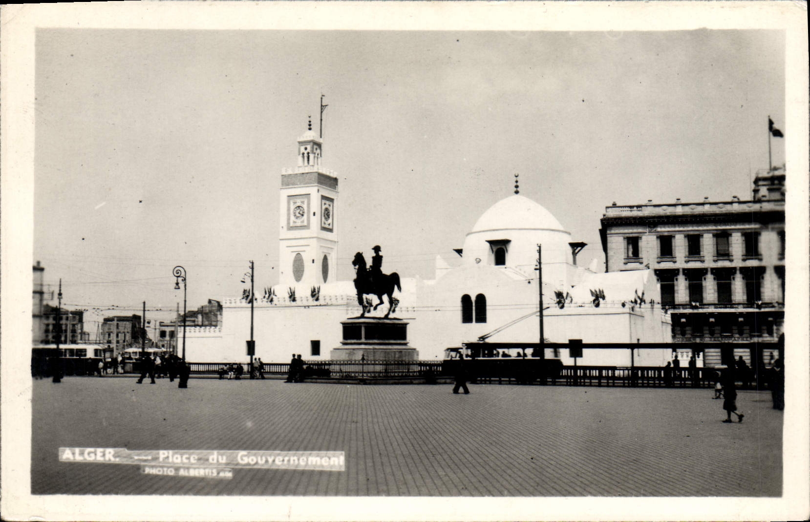 CPA ALGER place du gouvernement