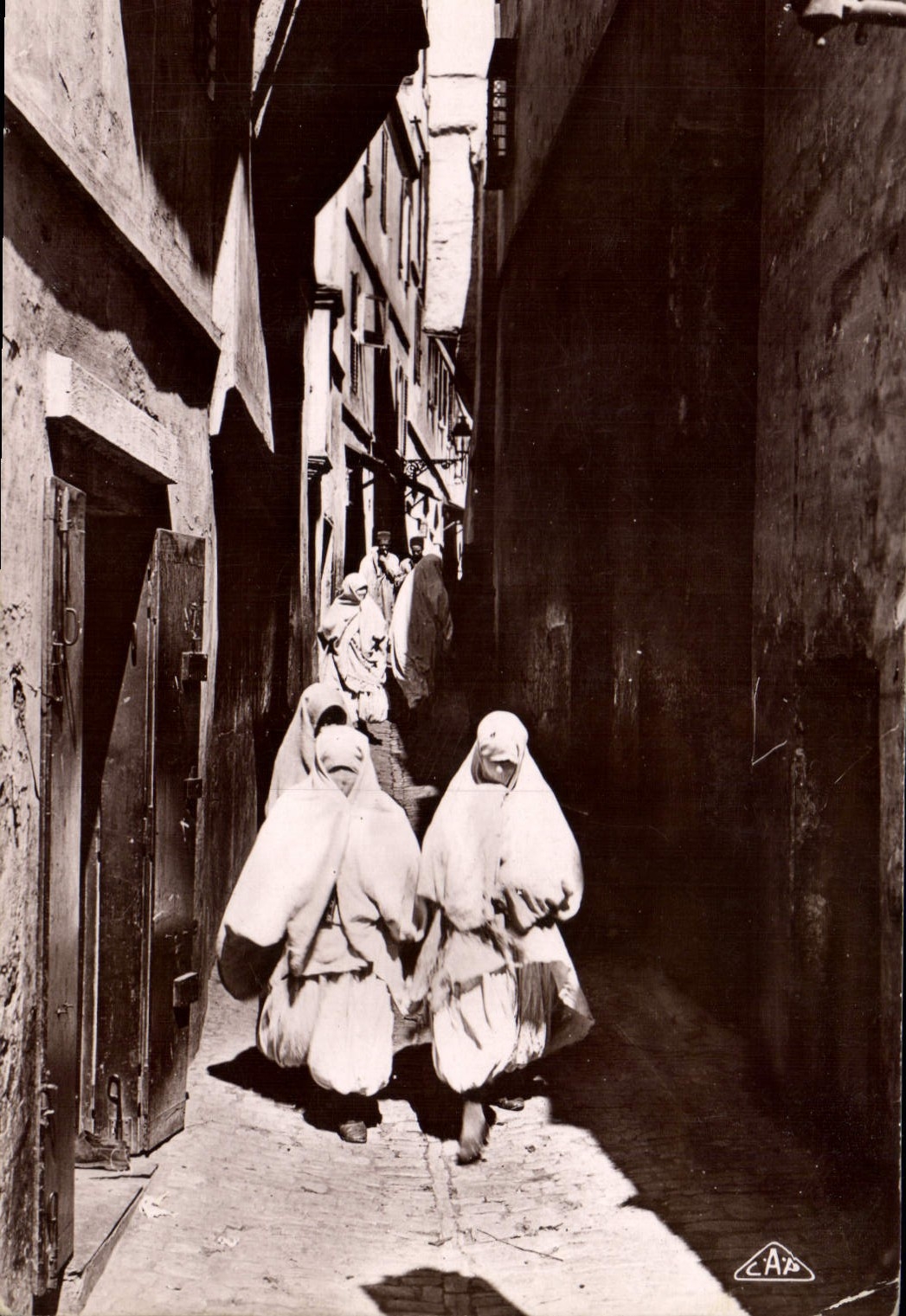 CPA ALGER rue du palmier