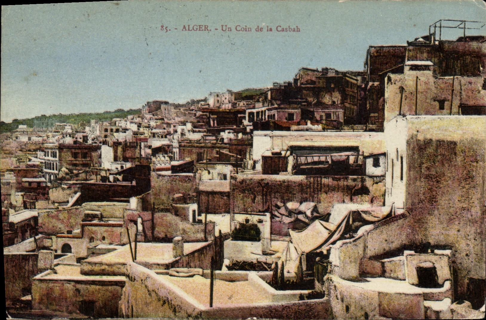 CPA ALGER un coin de la Casbah