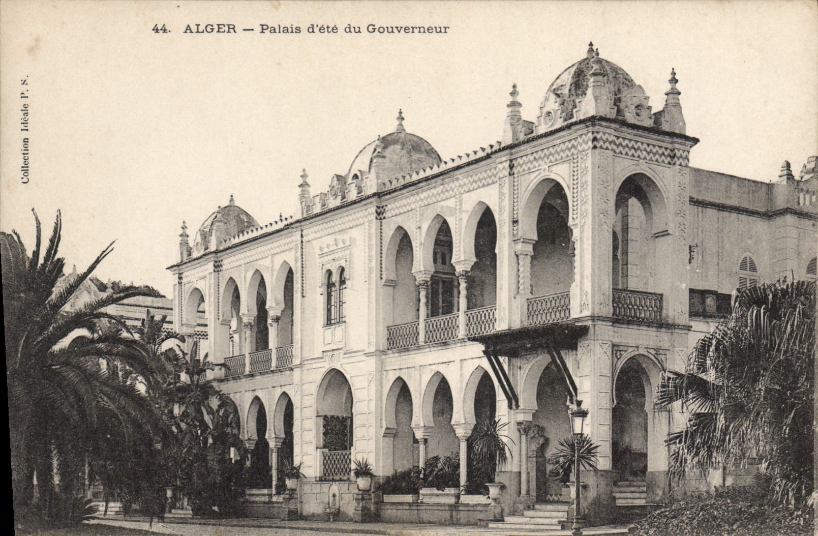 CPA ALGER palais d'été du gouverneur