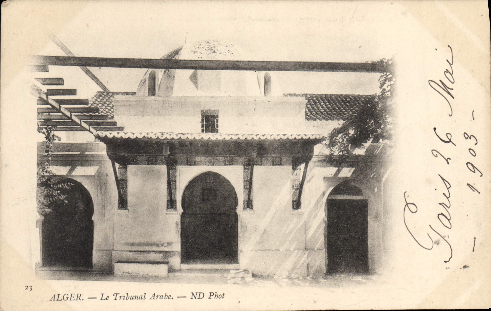 CPA ALGER tribunal Arabe