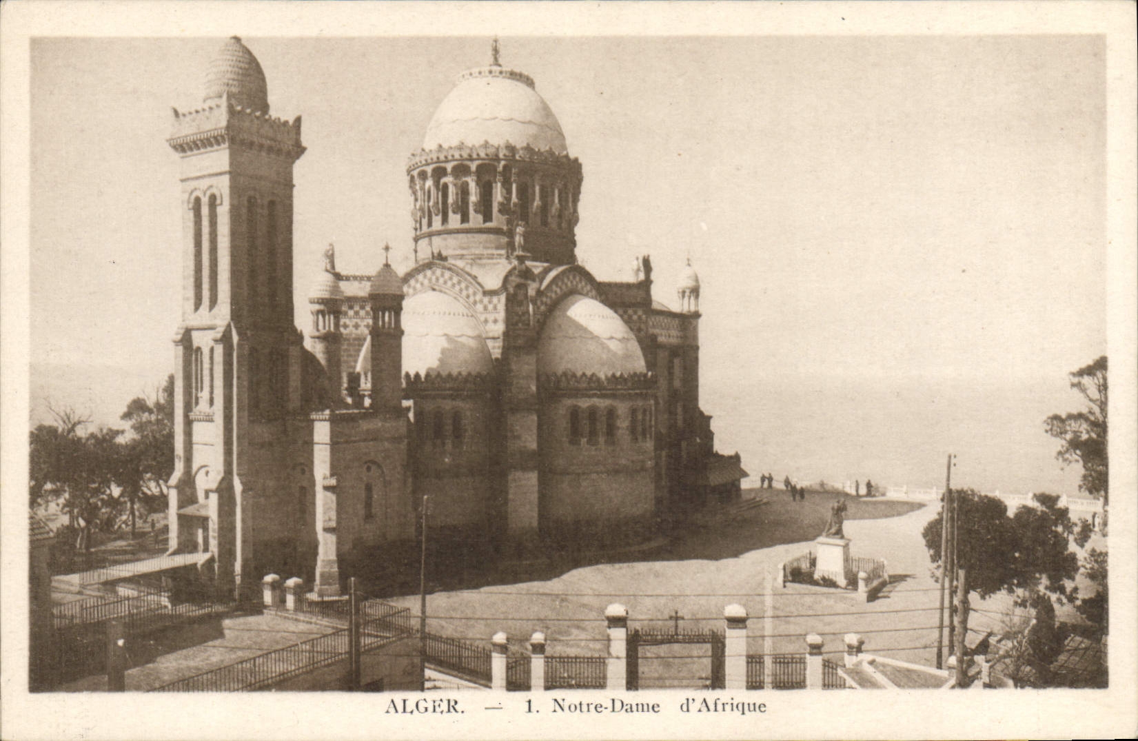 CPA ALGER Notre-Dame d'Afrique