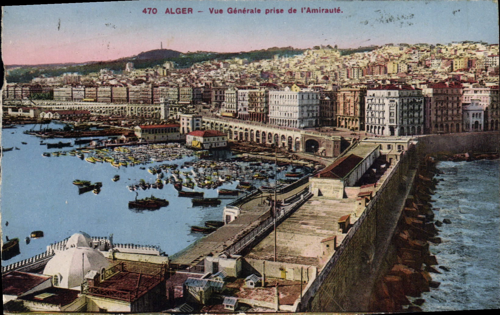 CPA ALGER vue générale amirauté