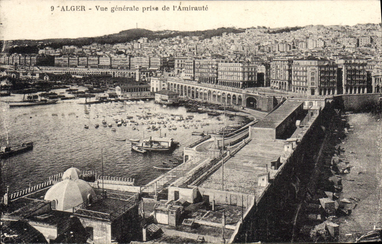 CPA ALGER vue générale amirauté