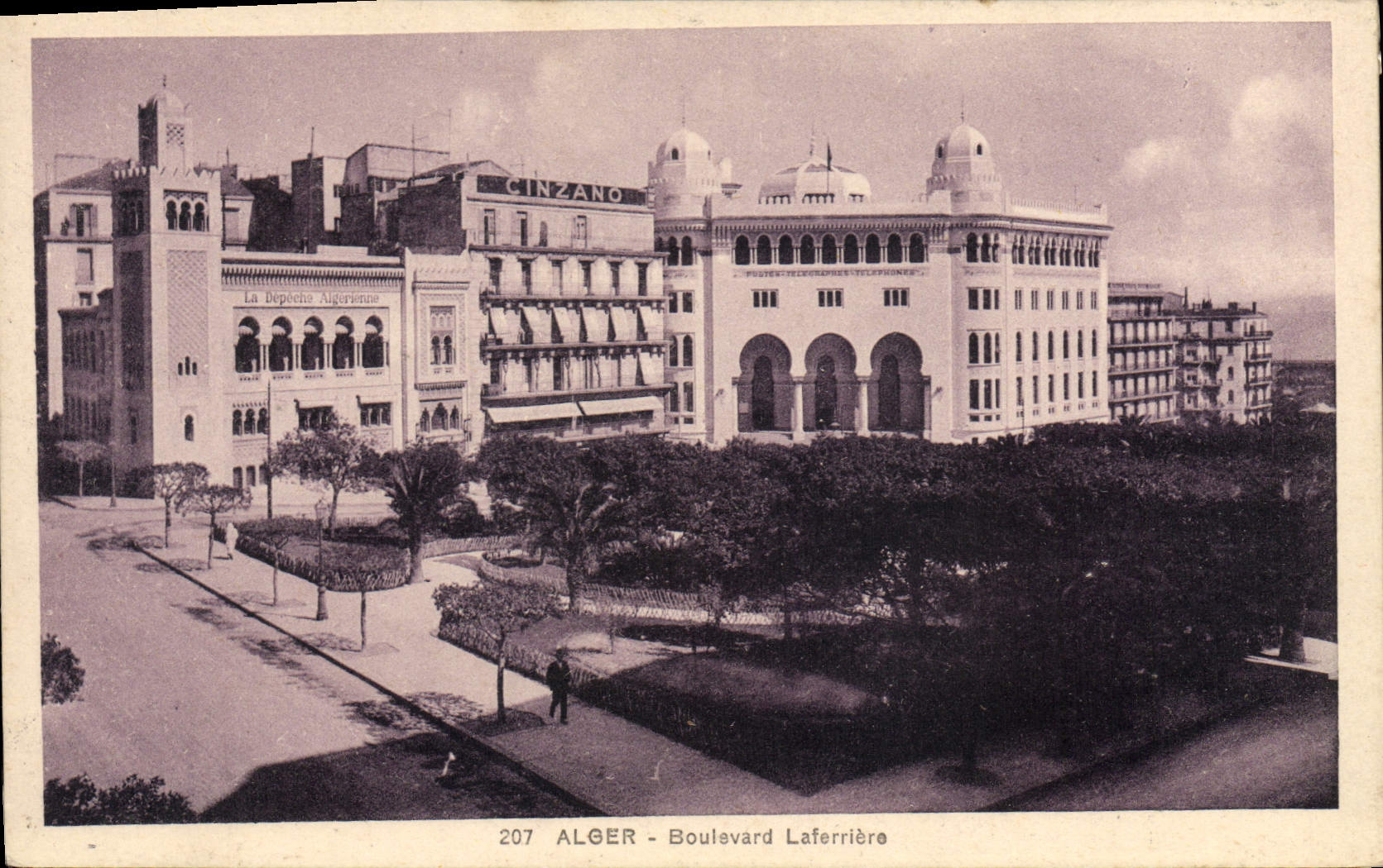 CPA ALGER boulevard Laferrière