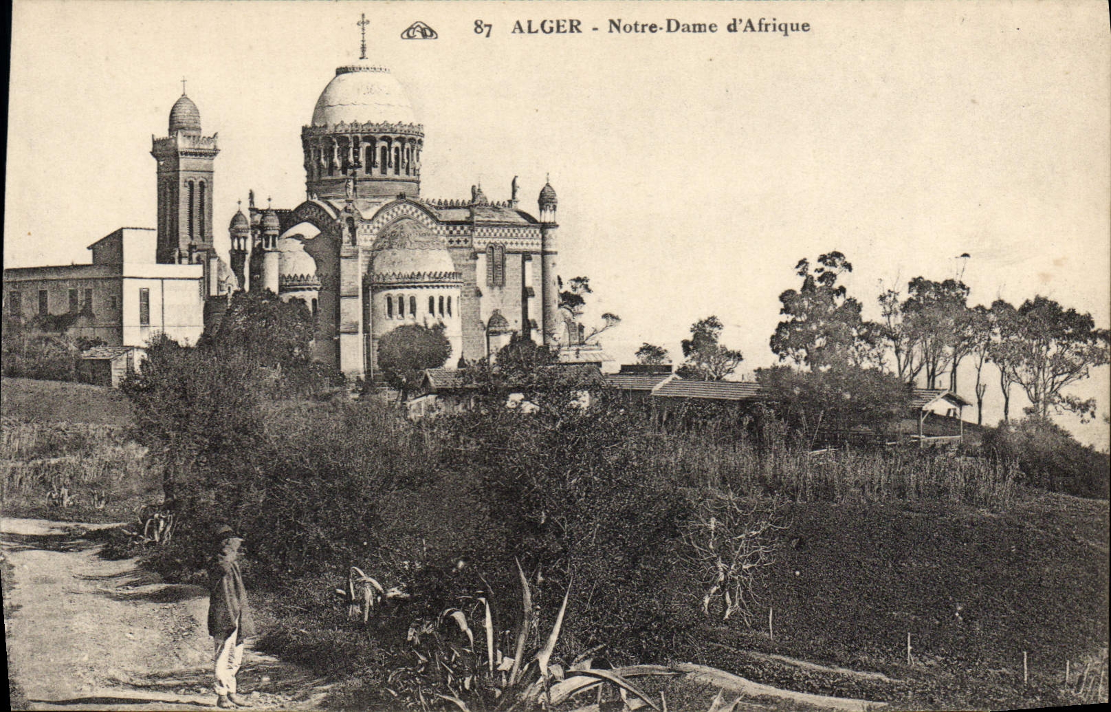 CPA ALGER Notre-Dame d'Afrique