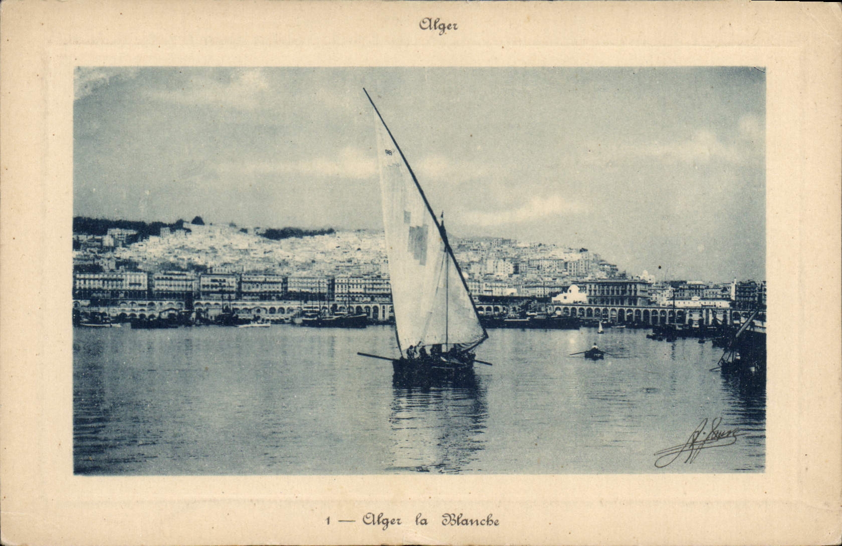 CPA ALGER la blanche