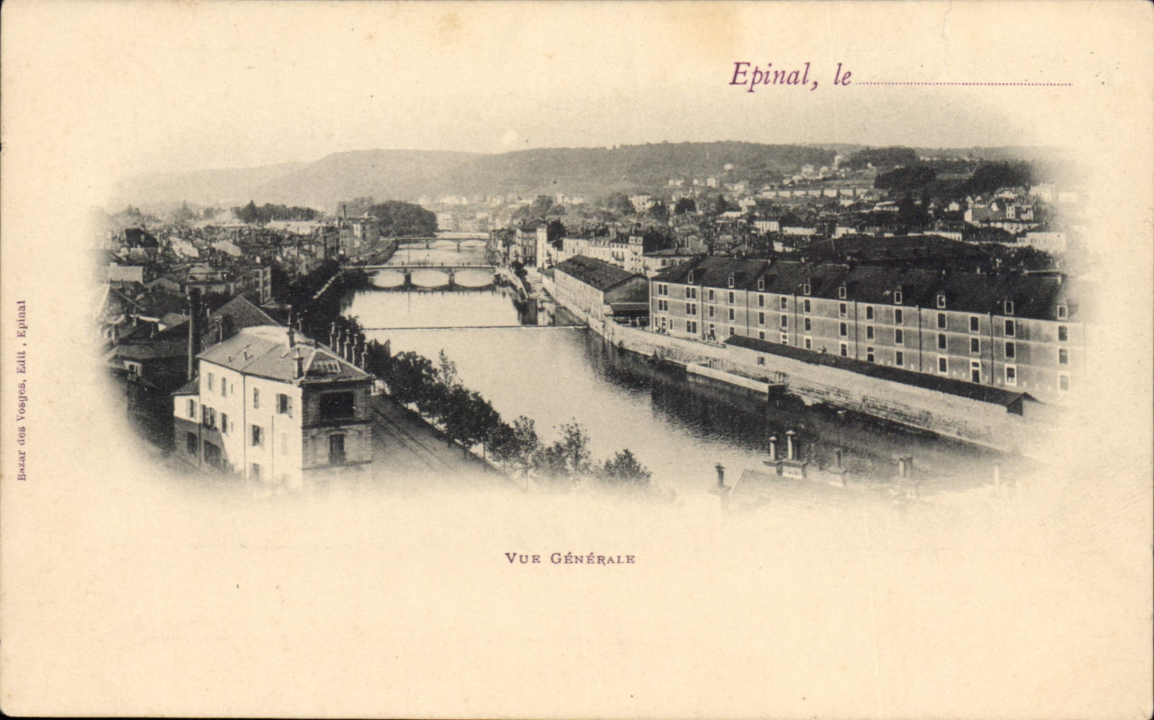 CPA Epinal Vue Generale