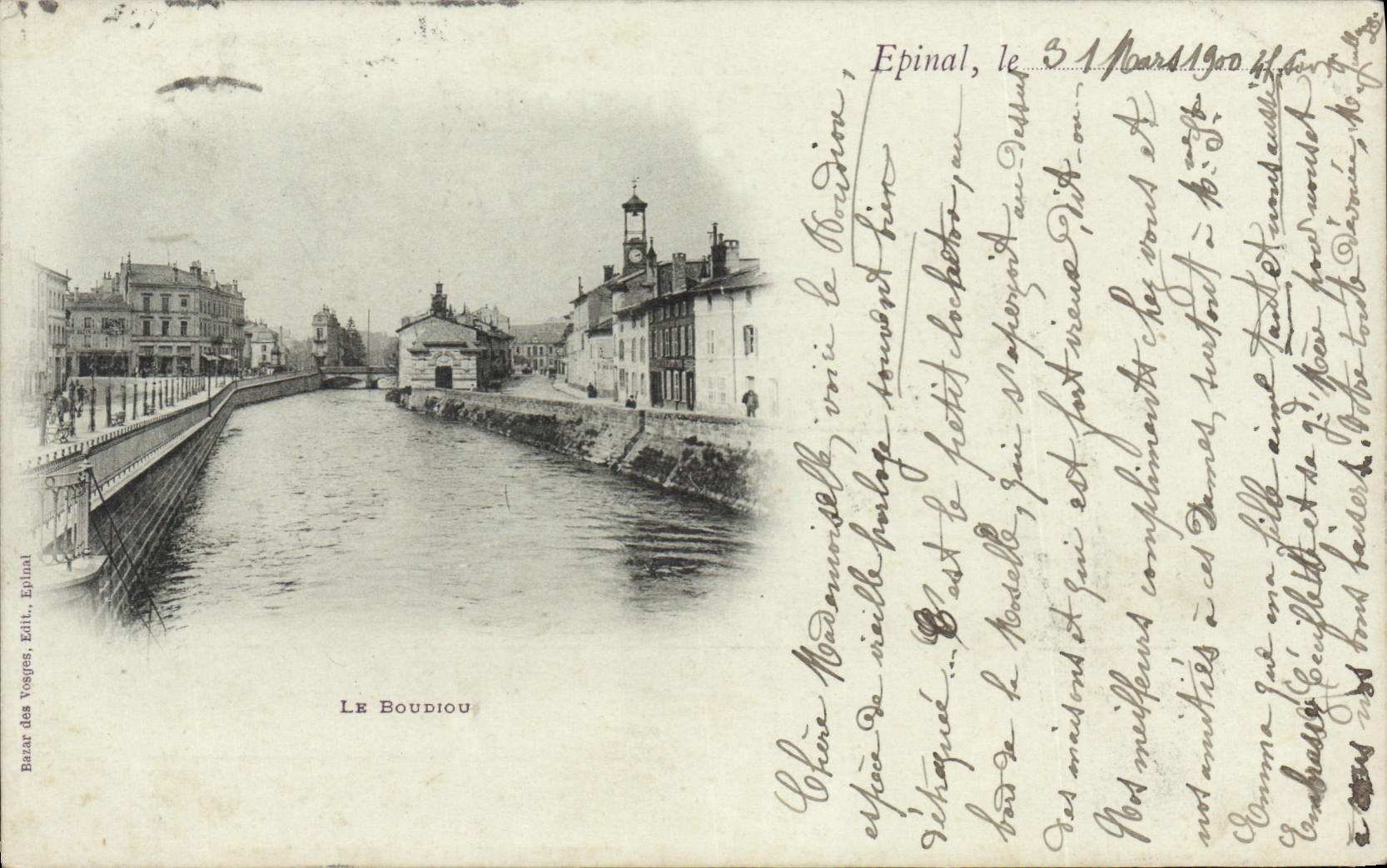 CPA Epinal Le Boudiou