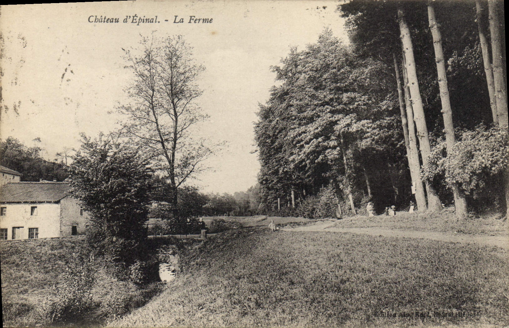 CPA Epinal Chateau d'Epinal La Ferme