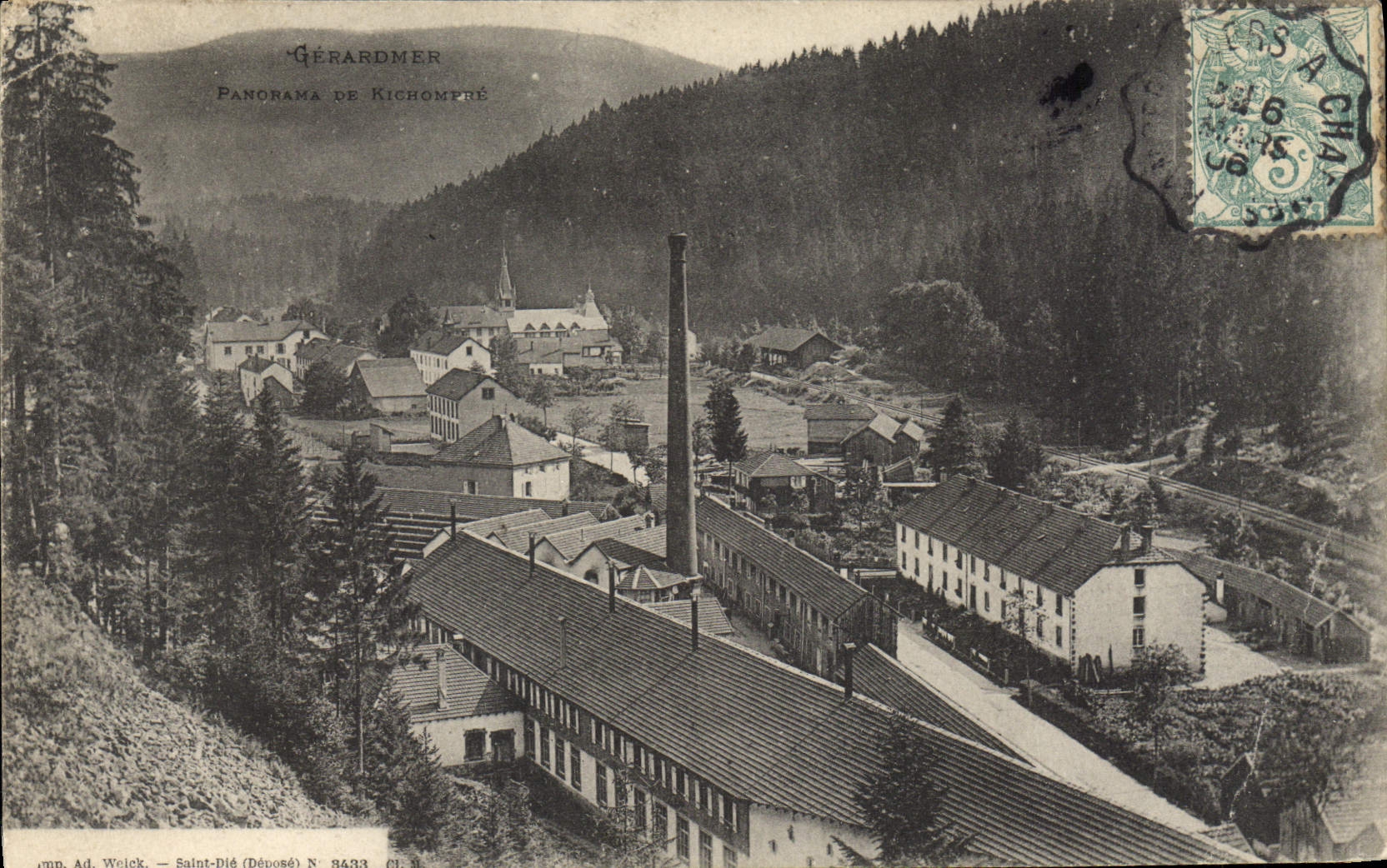 CPA Gerardmer Panorama De Kichompré