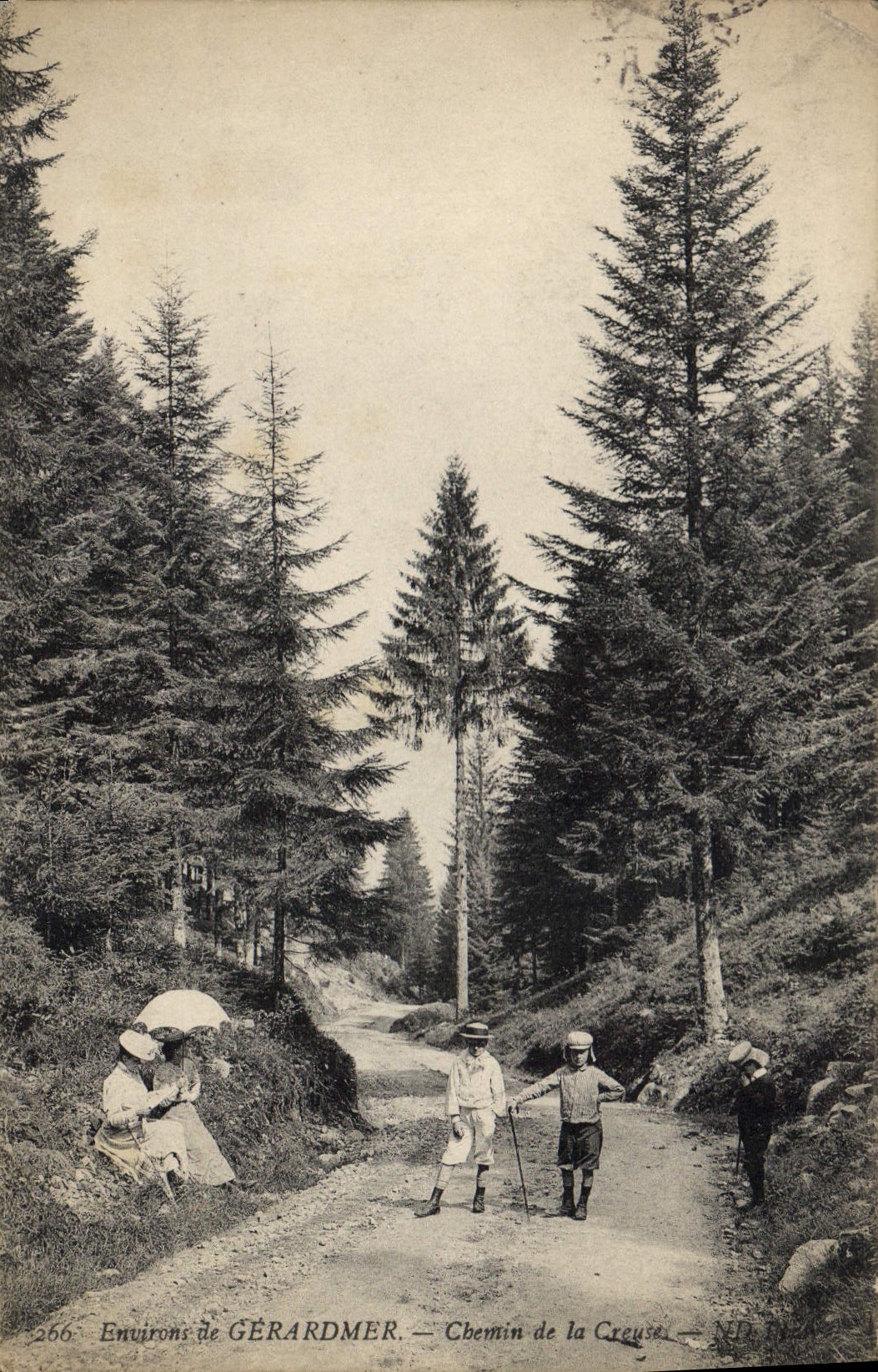 CPA Gerardmer Chemin De La Creuse