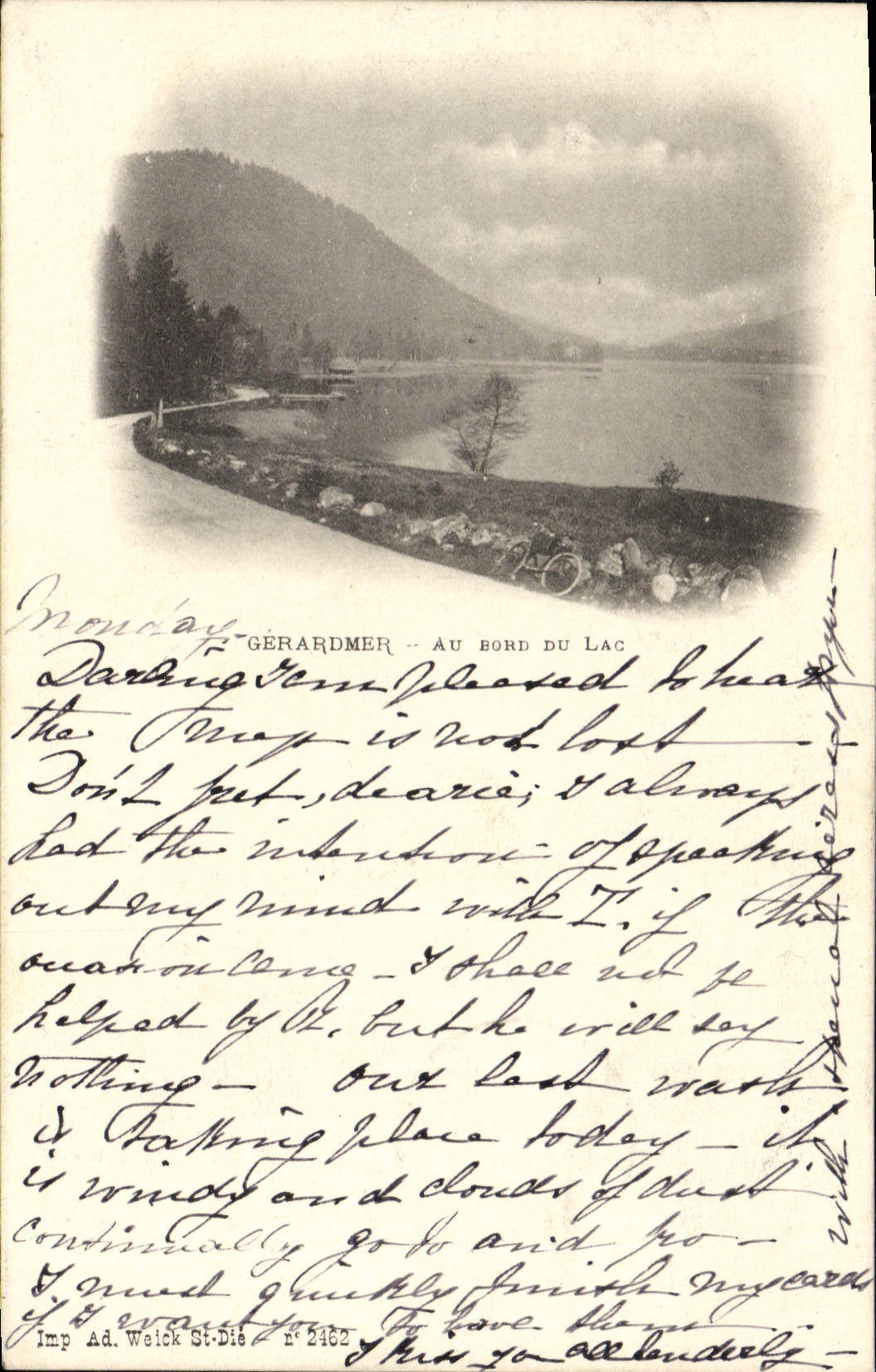 CPA Gerardmer Au Bord Du Lac