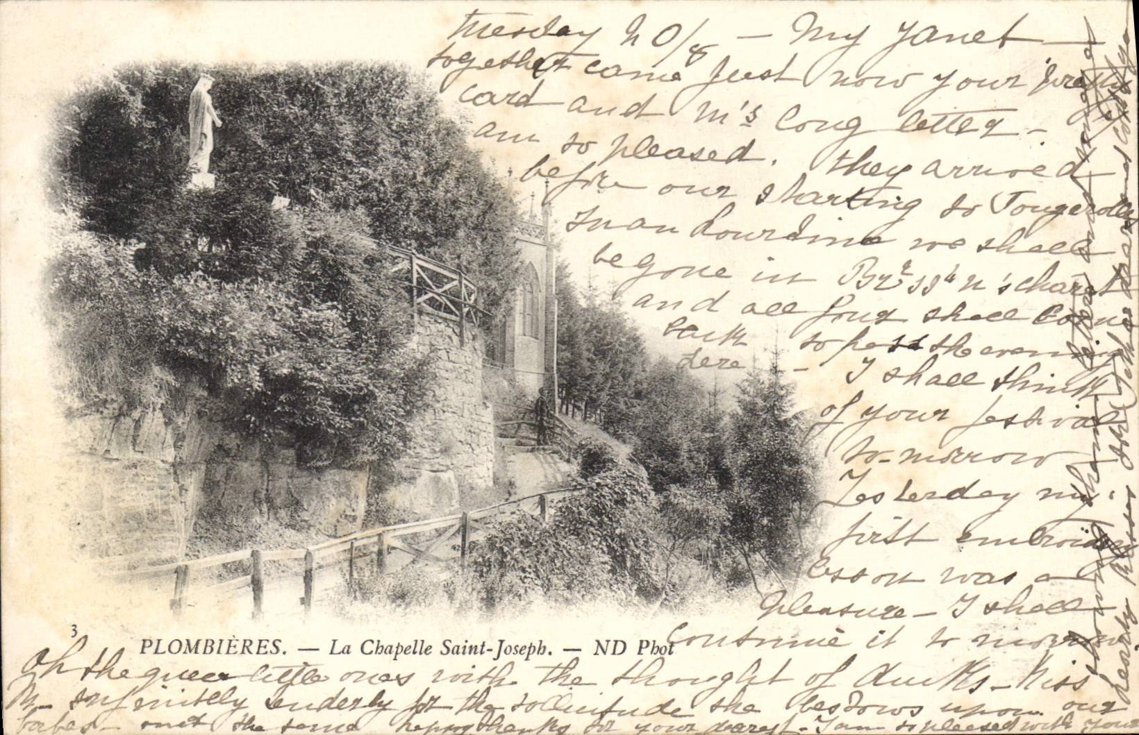 CPA Plombieres La Chapelle Saint Joseph