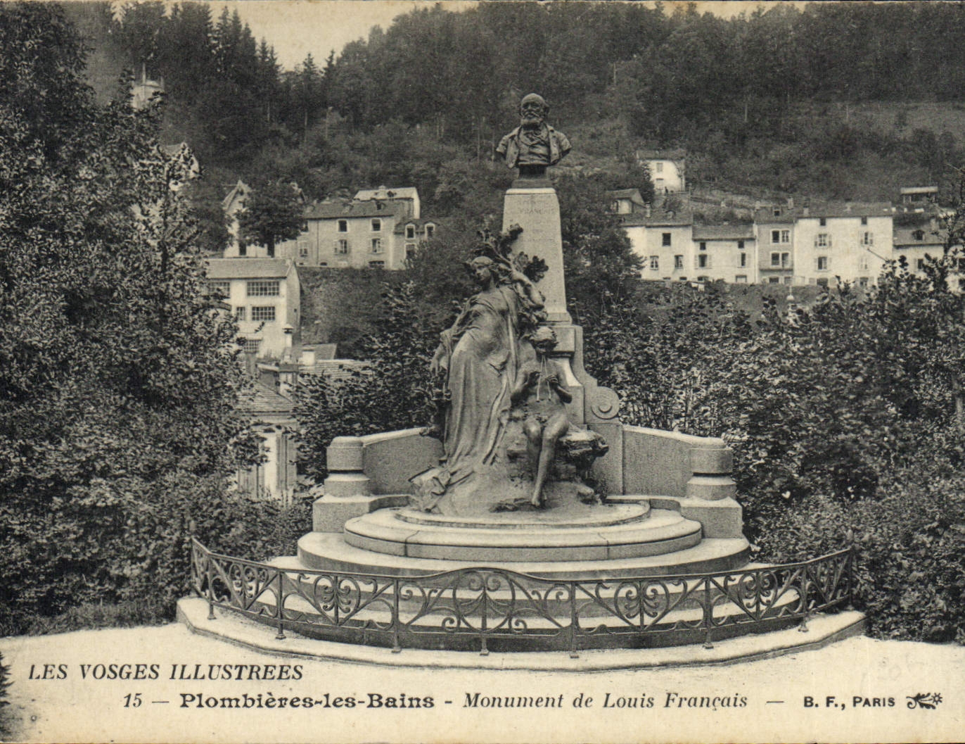 CPA Plombieres Les Bains Monument De Louis Français