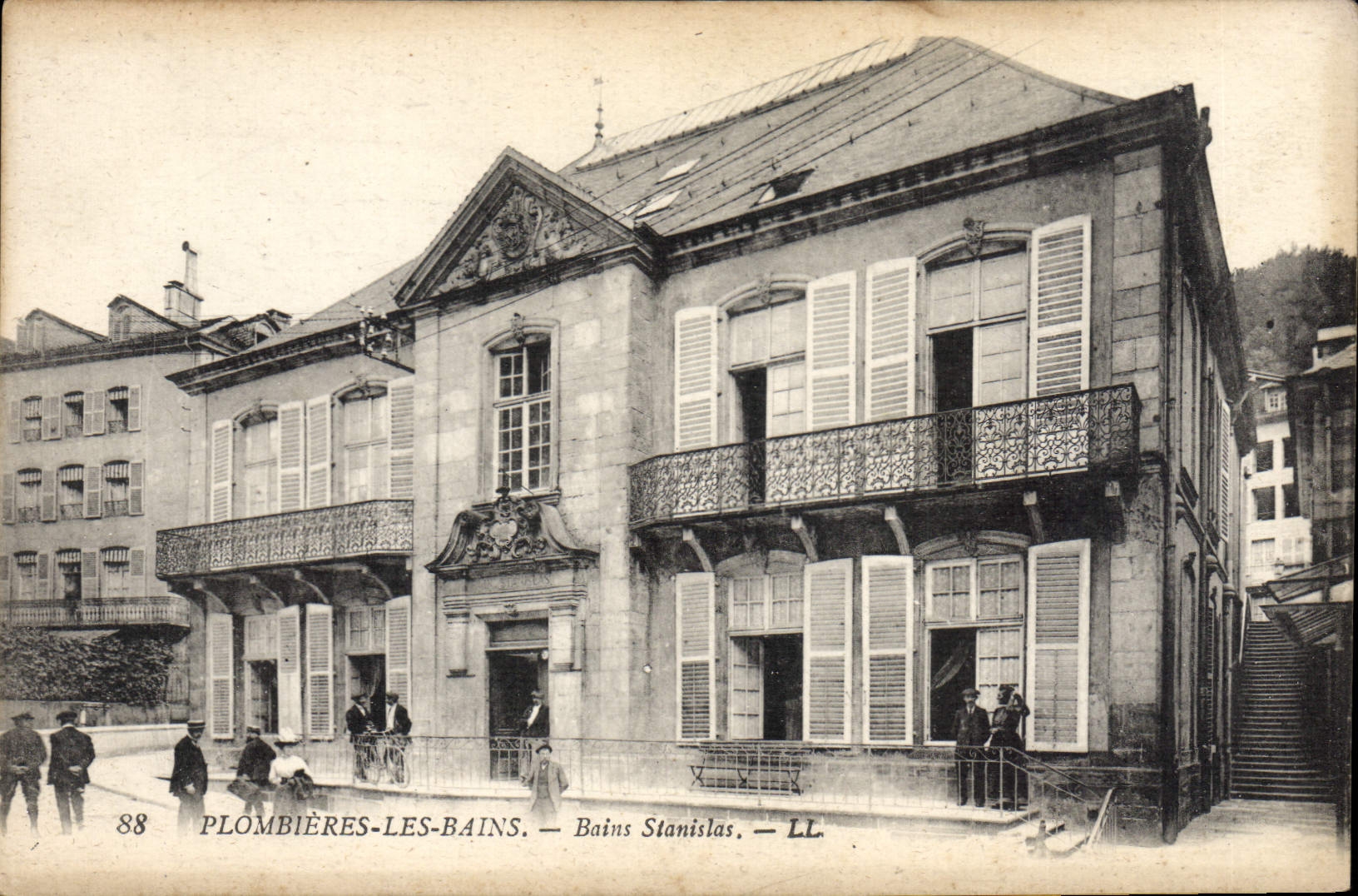 CPA Plombieres Les Bains Bains Stanislas