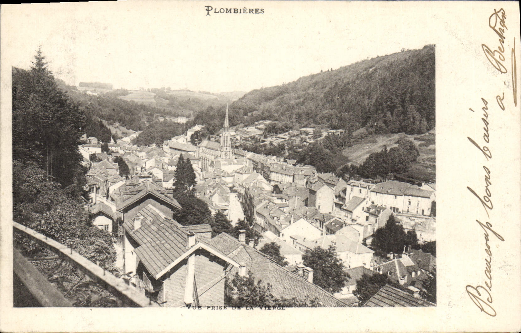 CPA Plombieres Vue Prise De La Vierge