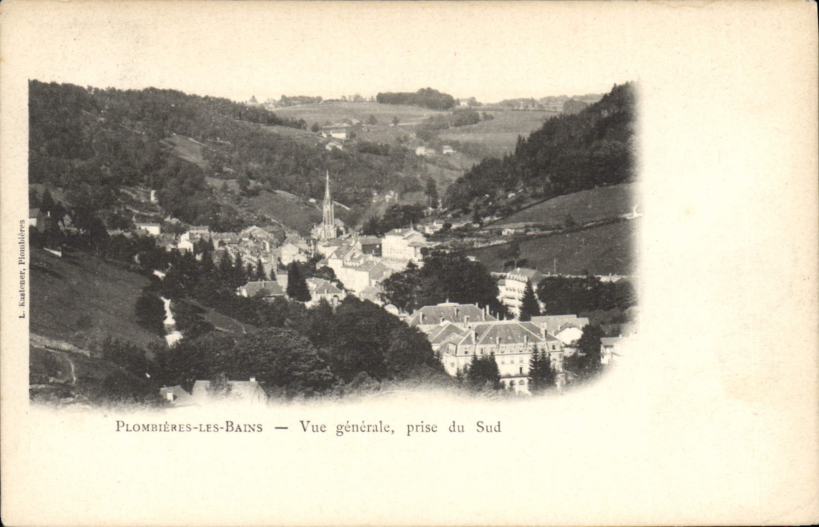 CPA Plombieres Les Bains Vue Generale Prise Du Sud