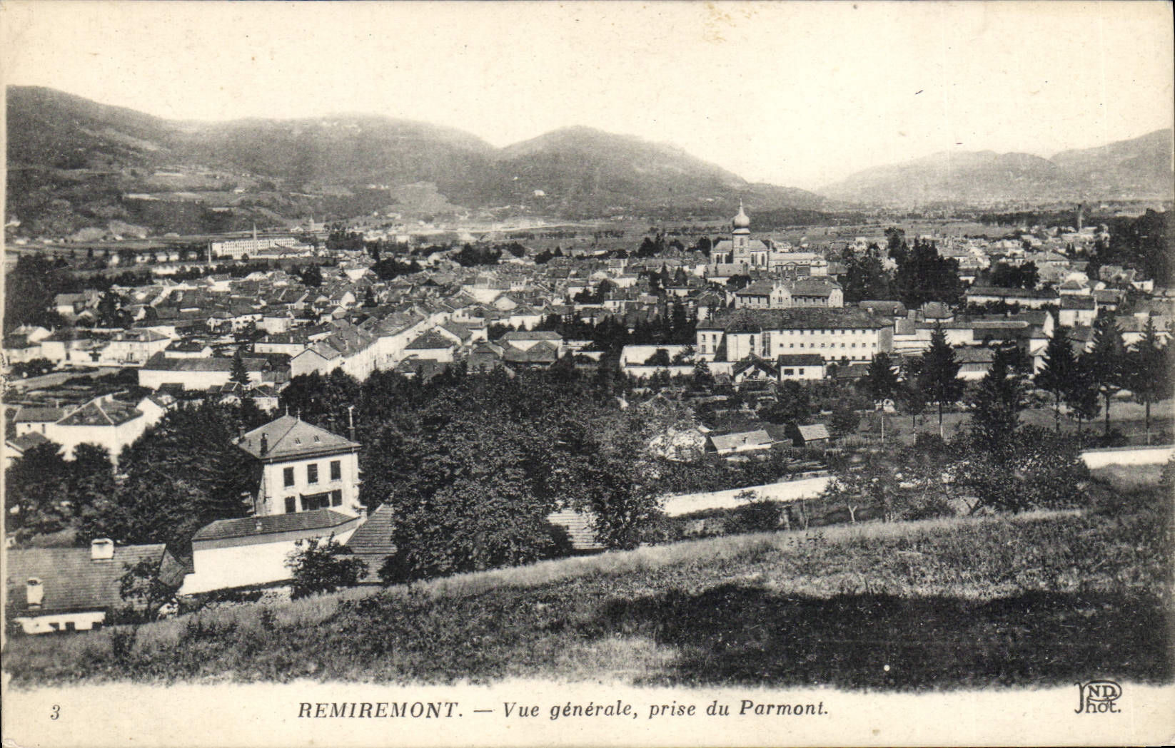 CPA Remiremont Vue Generale Prise Du Parmont