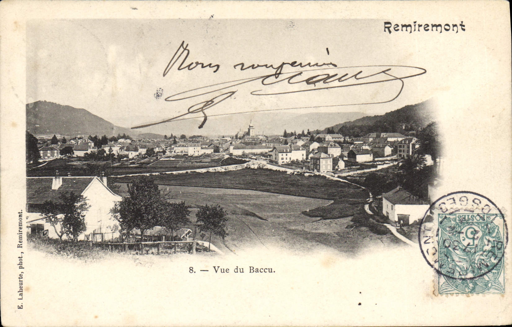 CPA Remiremont Vue Du Baccu