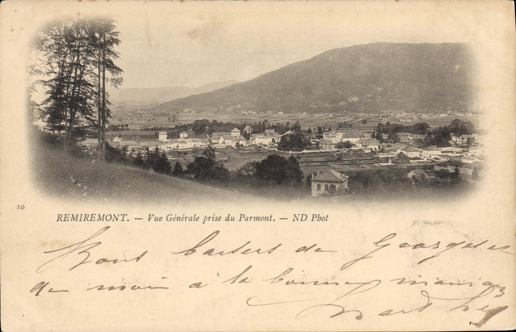 CPA Remiremont Vue Generale Prise Du Parmont
