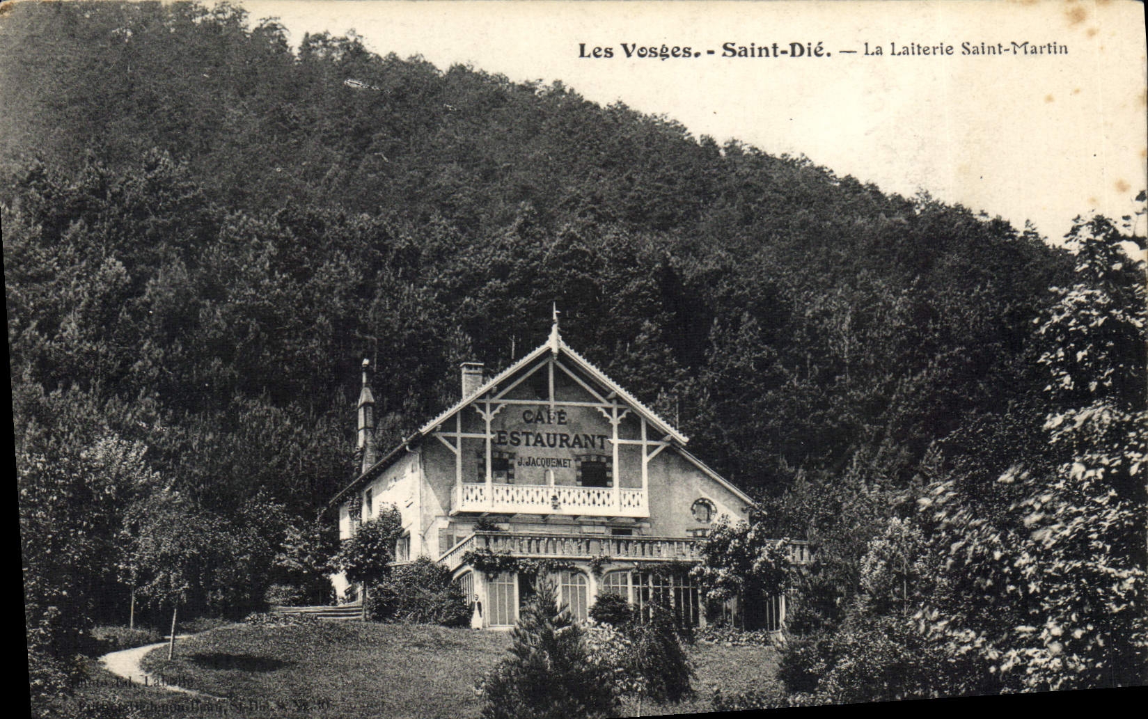 CPA Saint Die La Laiterie Saint Martin café restaurant