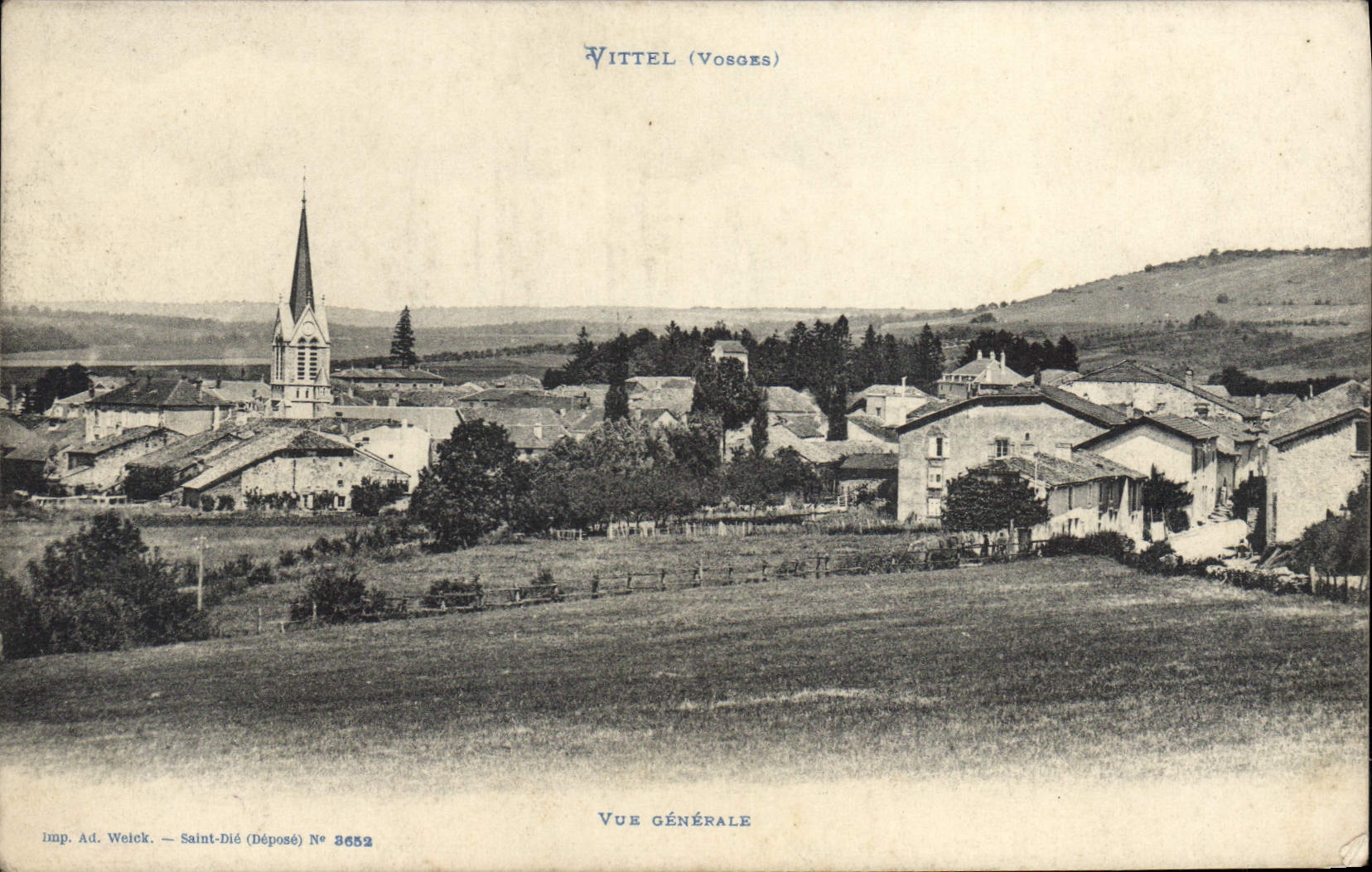 CPA Vittel Vue Generale