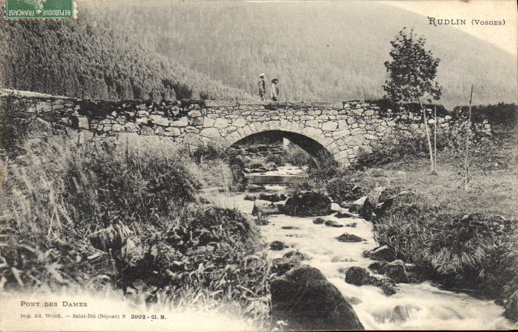 CPA Rudlin Pont Des Dames
