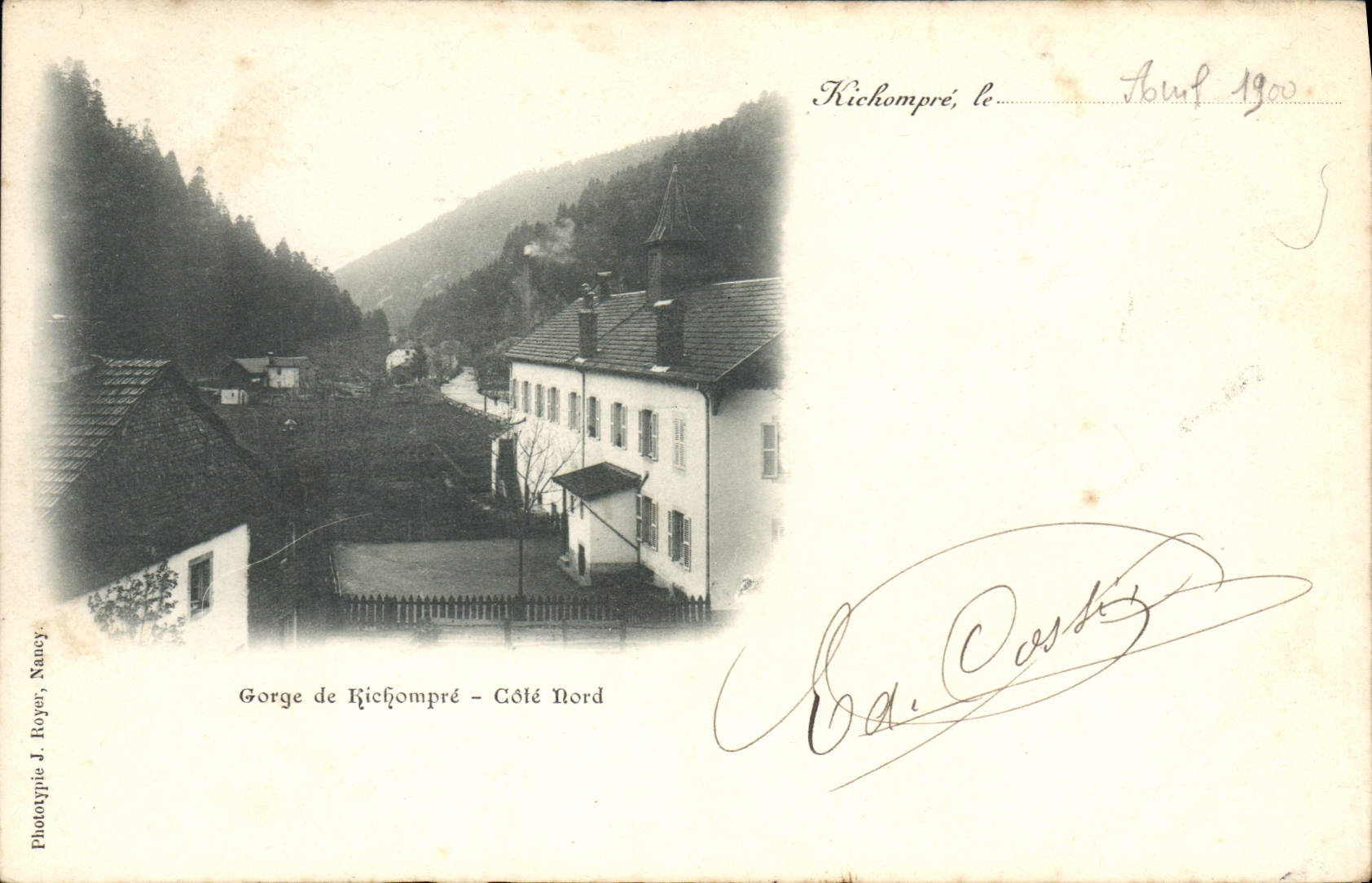 CPA Richompre Gorge De Richompre Cote Nord