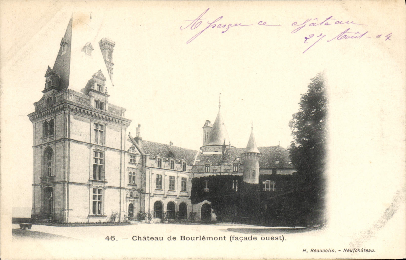 CPA Chateau De Bourlemont