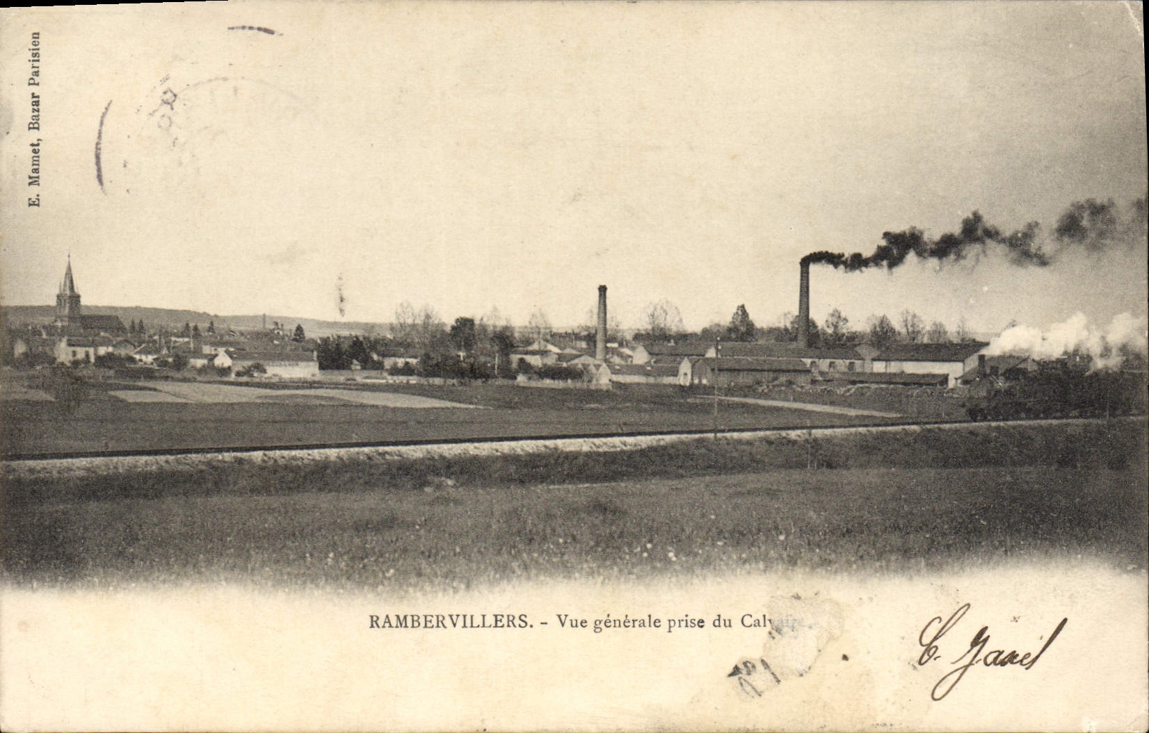 CPA Rambervillers Vue Generale