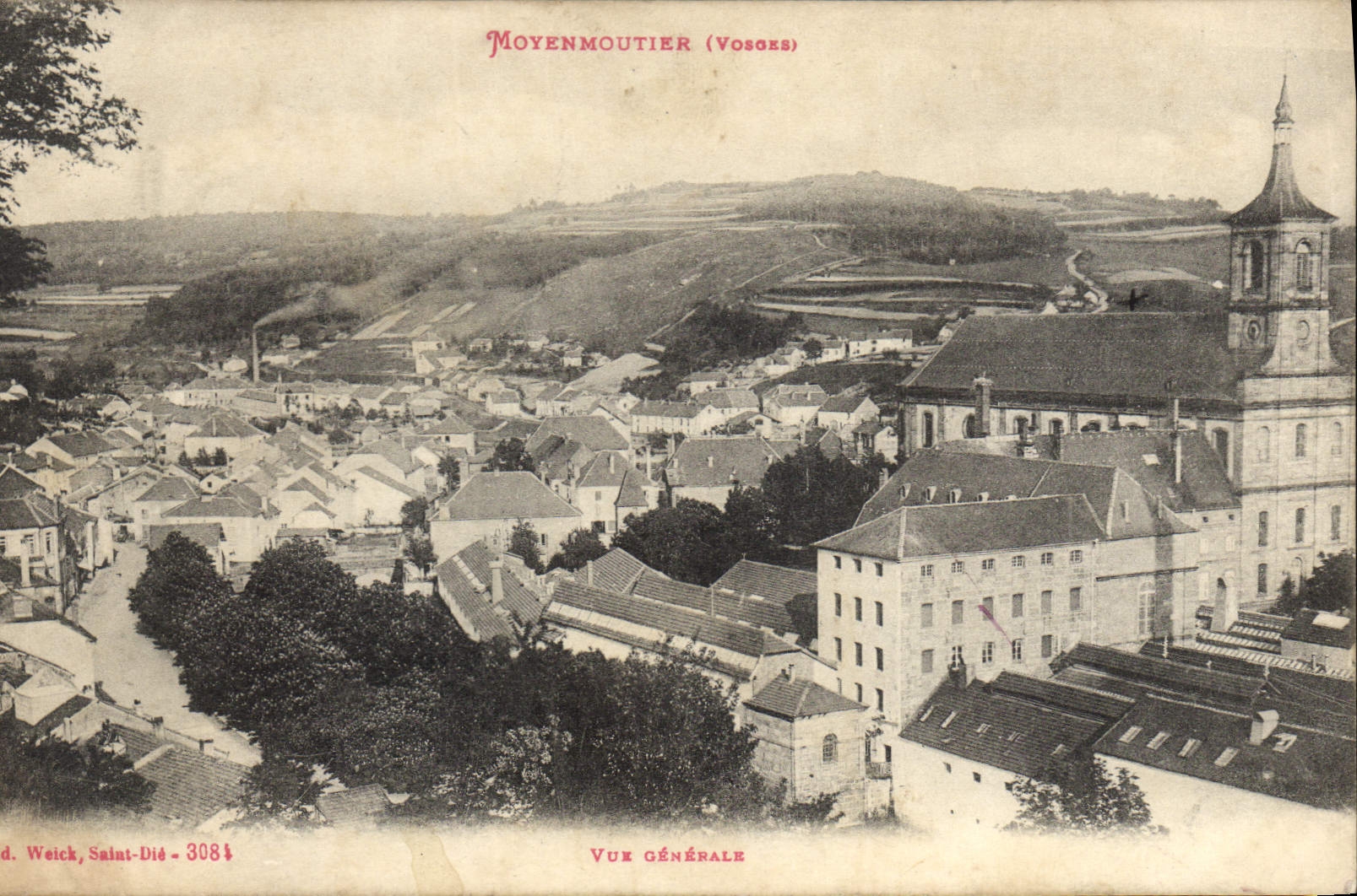 CPA Moyenmoutier Vue Generale