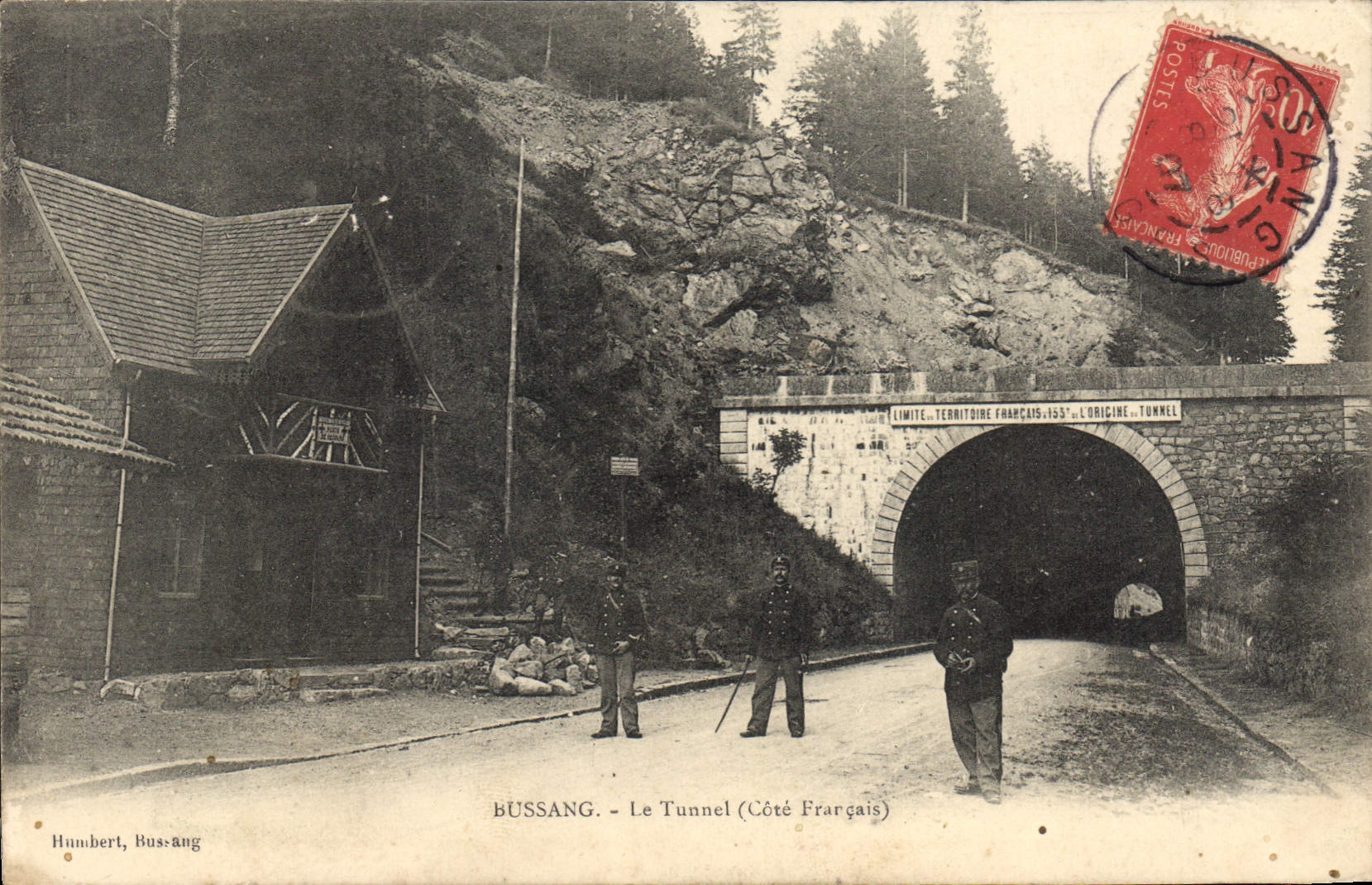 CPA Bussang Le Tunnel