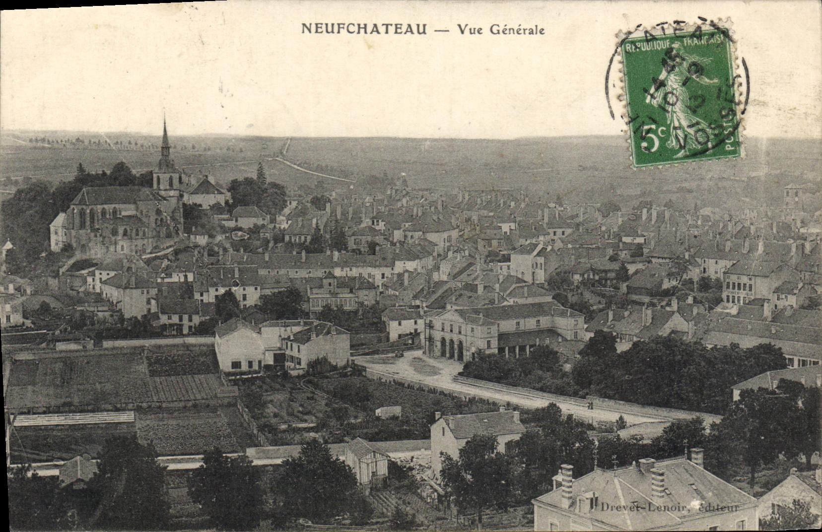 CPA Neufchateau Vue Generale